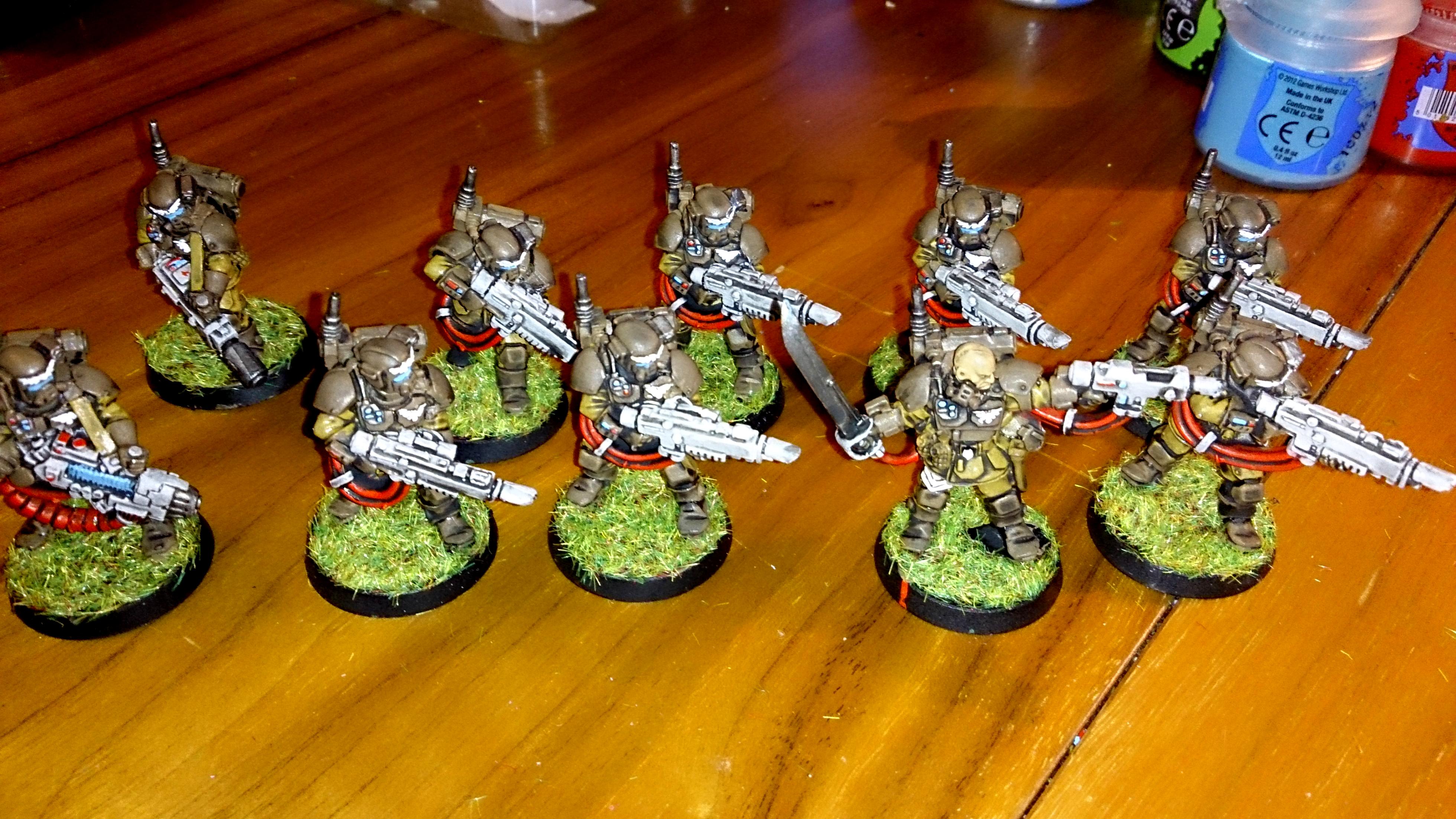 Imperial Guard, Kasrkin Squad, Meltagun, Plasma, Power Weapon