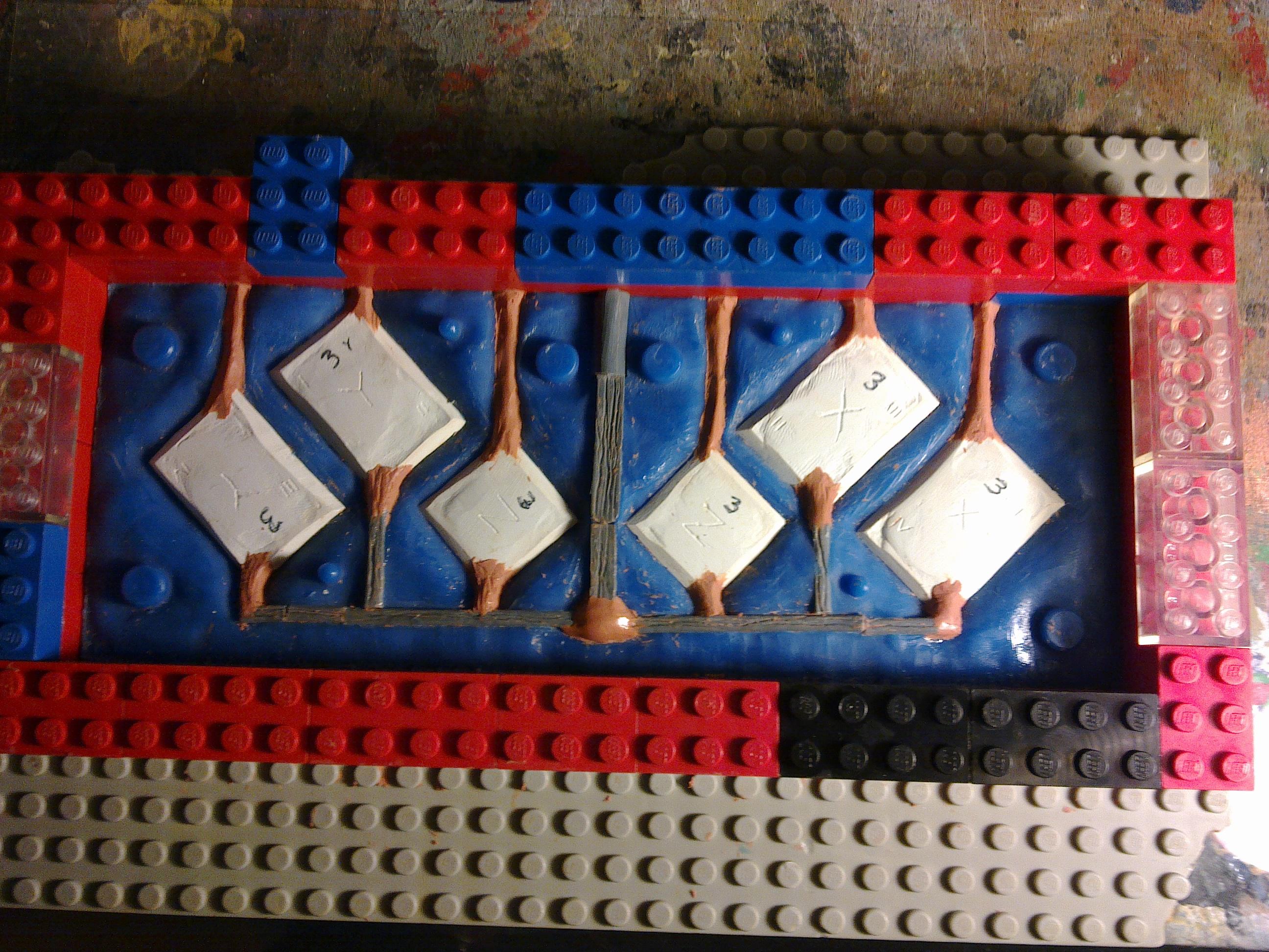 Box 3 moulding in progress