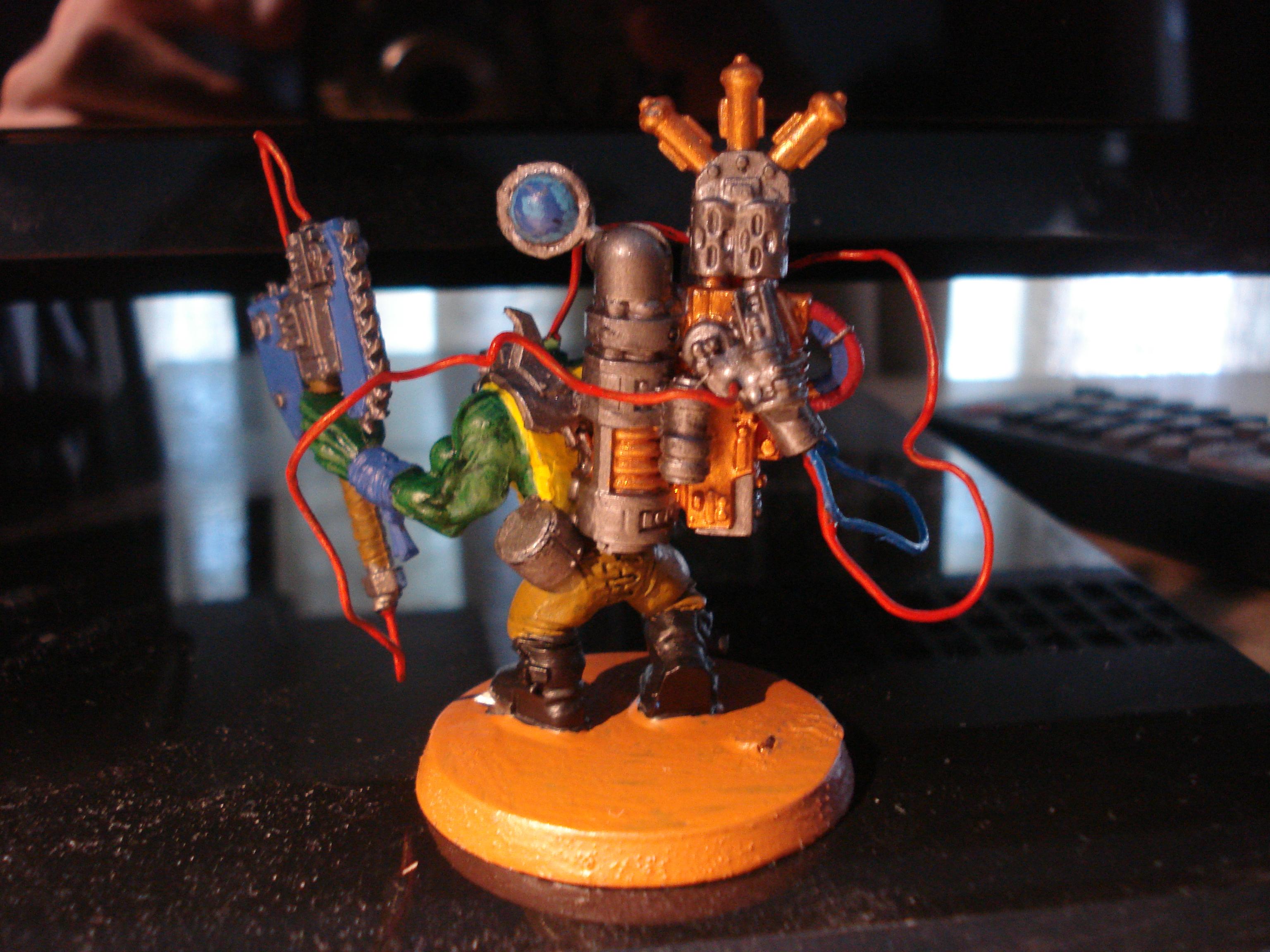 Custom Force Field, Kustom Force Field, Ork Big Mek, Orks, Scratch Build