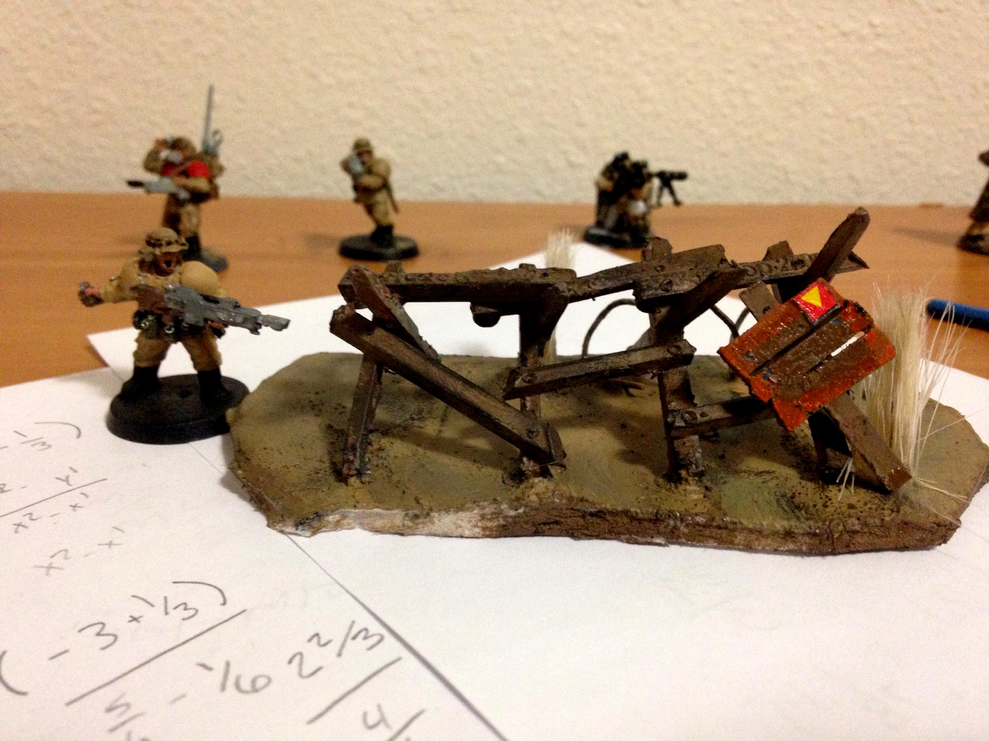 Custom, Desert, Fence, Imperial Guard, Sprue, Terrain