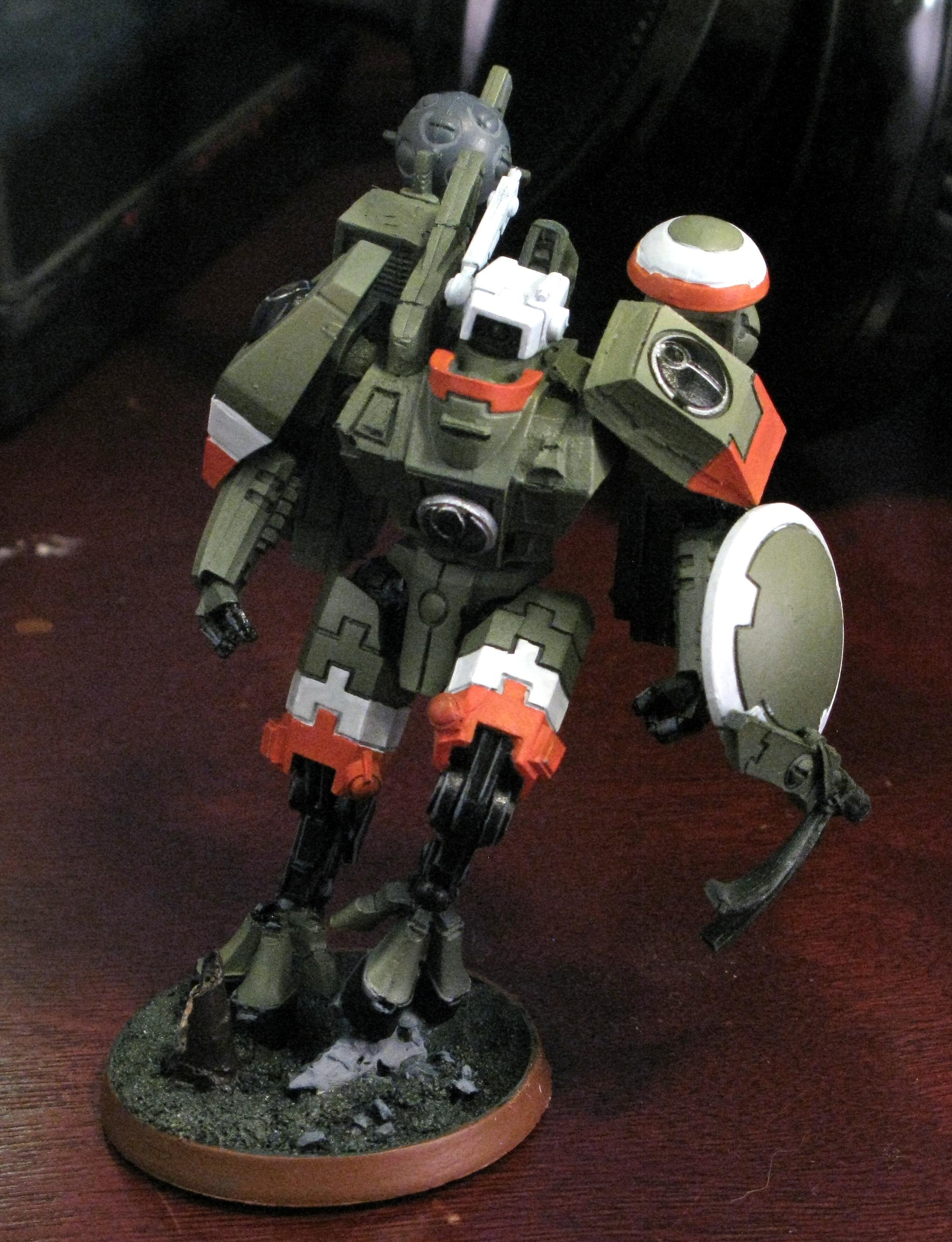 Airbrush, Blasted Wetlands, Brown, Gradient, Green, Gritty, Secret Weapon, Swamp, Tau, Weathered, Work In Progress