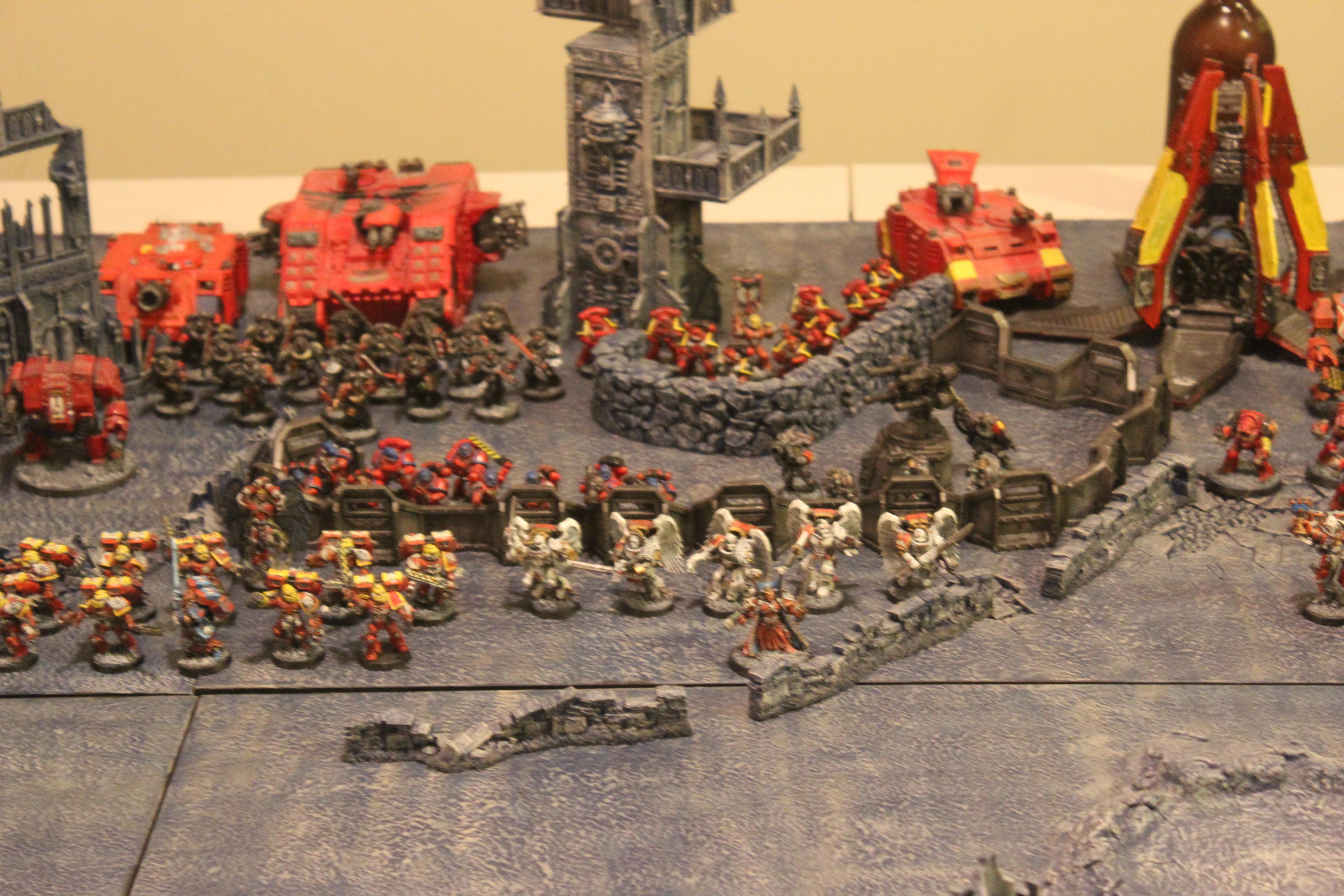 Apocalypse, Battle, Blood Angels, Iron Warriors, Large