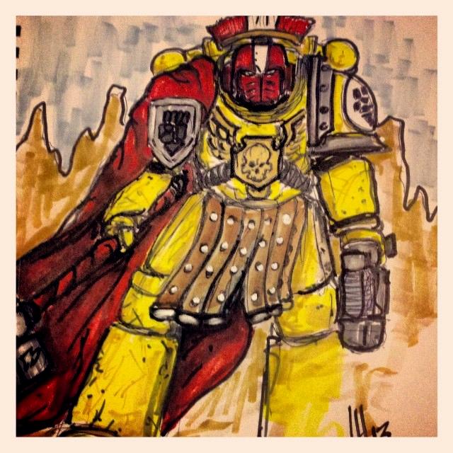 Imperial Fist Captain