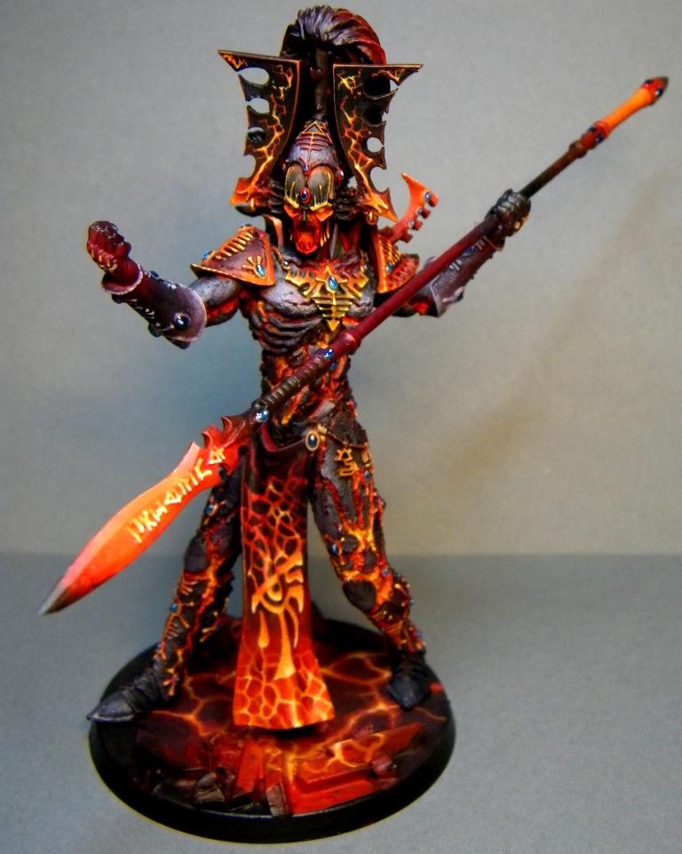 We sent the Avatar of Khaine to some  Warhammer 40000  Facebook