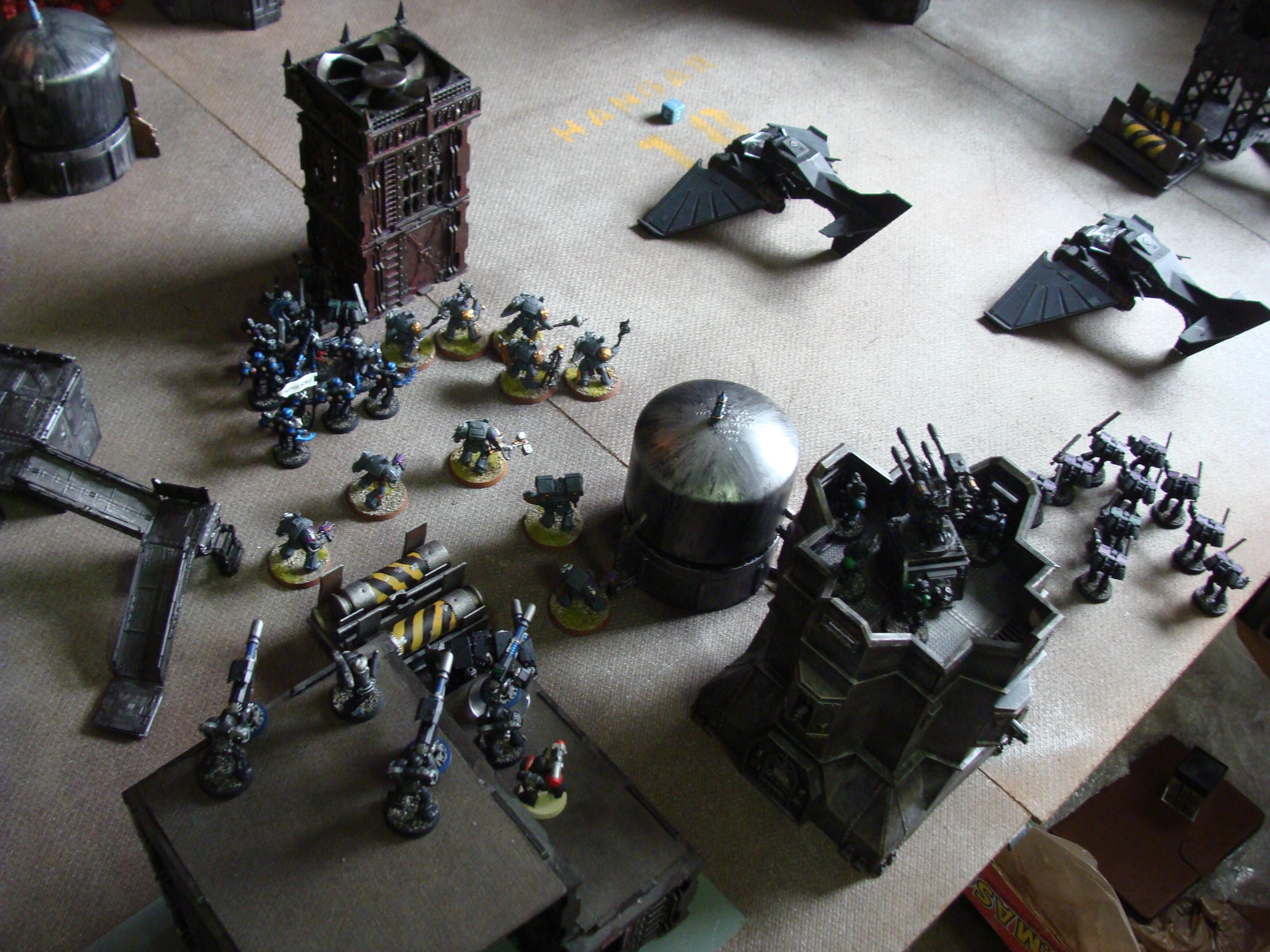 Battle, Battle Report, Chaos, Daemons, Deathwing, Nurgle, Orks, Raven Guard, Report, Space Marines, Thousand Sons, Tzeentch