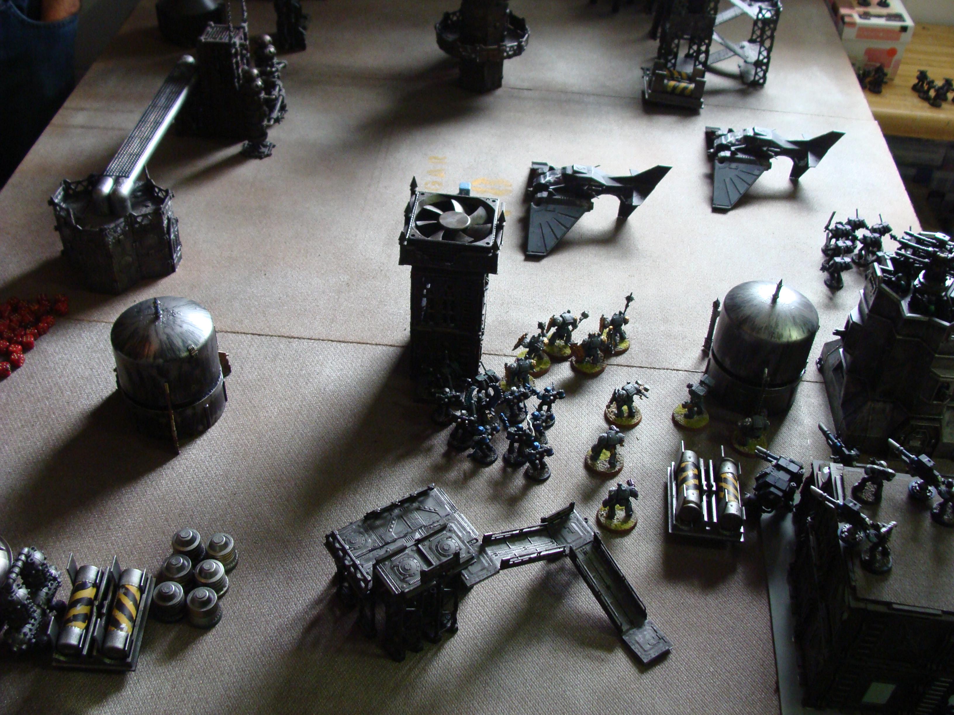 Battle, Battle Report, Chaos, Daemons, Deathwing, Nurgle, Orks, Raven Guard, Report, Space Marines, Thousand Sons, Tzeentch