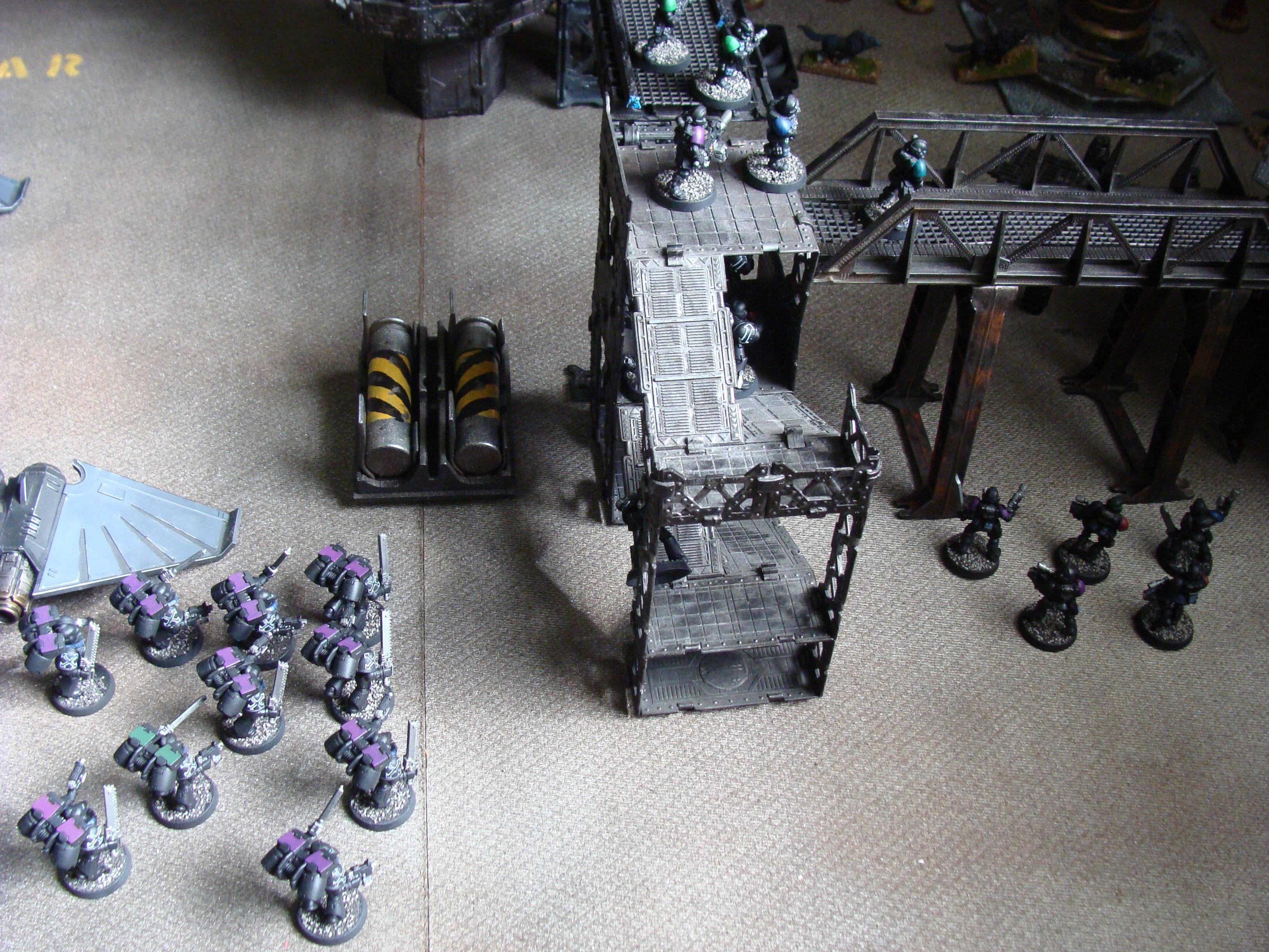 Battle, Battle Report, Chaos, Daemons, Deathwing, Nurgle, Orks, Raven Guard, Report, Space Marines, Thousand Sons, Tzeentch