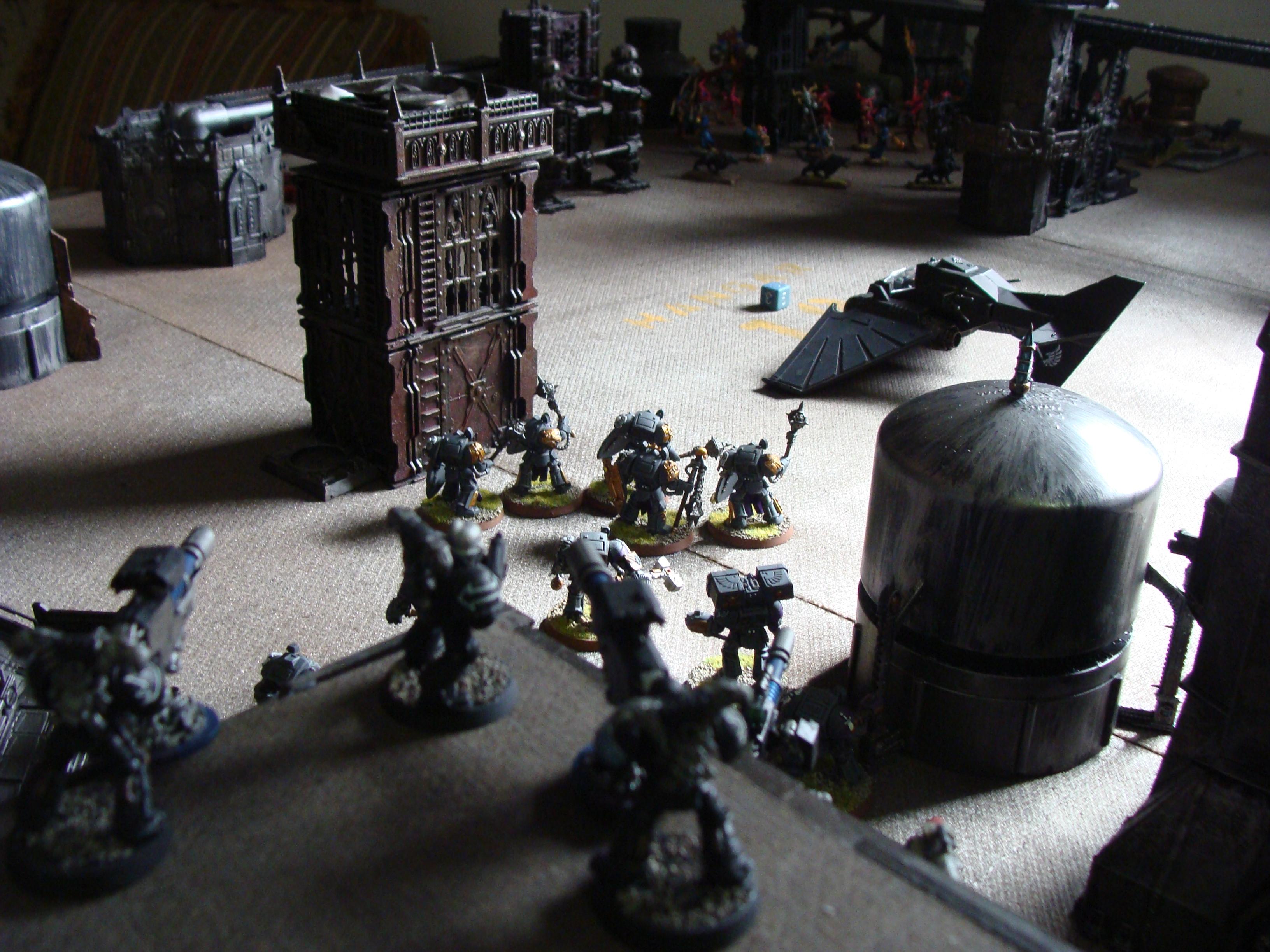 Battle, Battle Report, Chaos, Daemons, Deathwing, Nurgle, Orks, Raven Guard, Report, Space Marines, Thousand Sons, Tzeentch