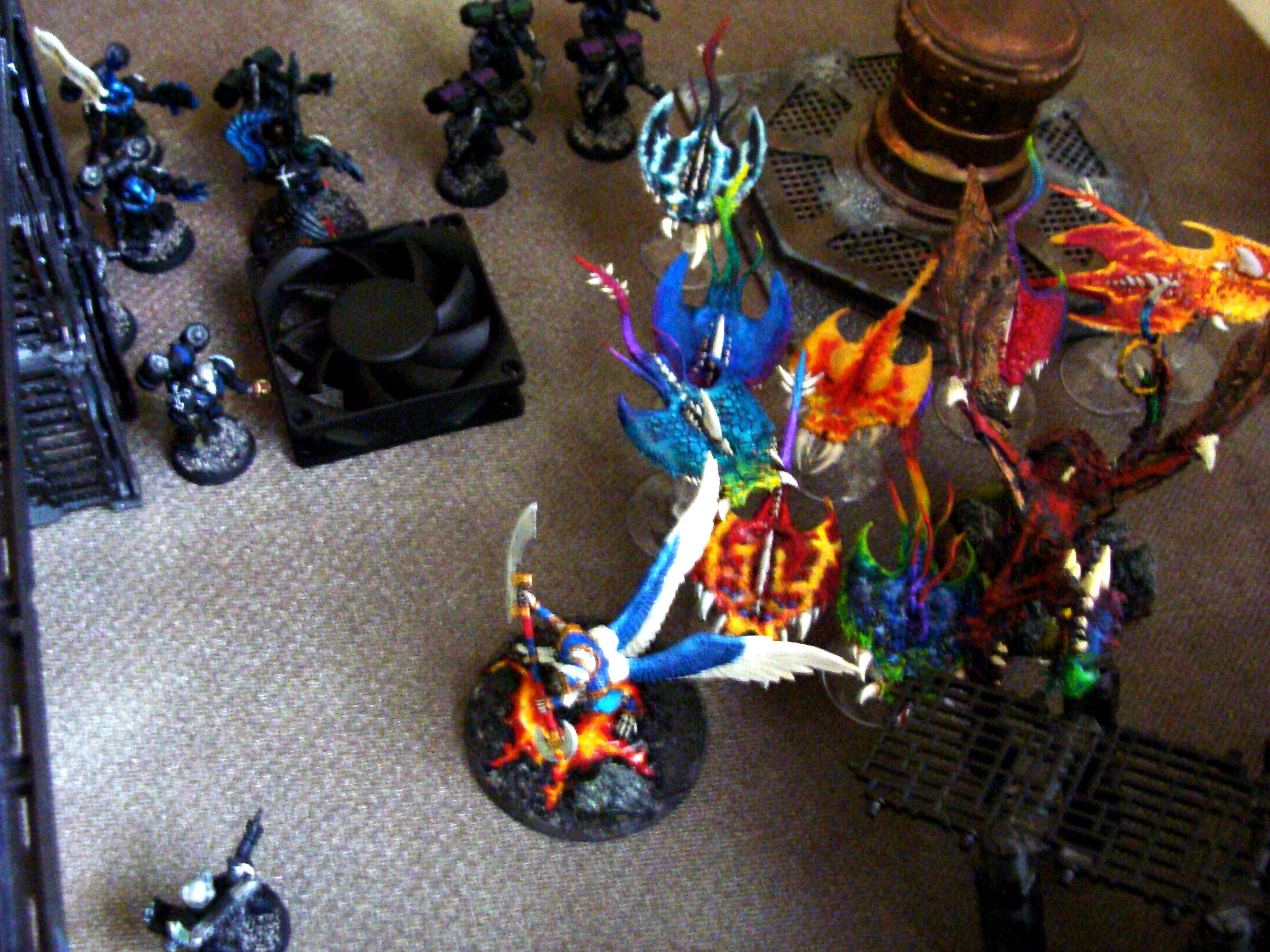 Battle, Battle Report, Chaos, Daemons, Deathwing, Nurgle, Orks, Raven Guard, Report, Space Marines, Thousand Sons, Tzeentch