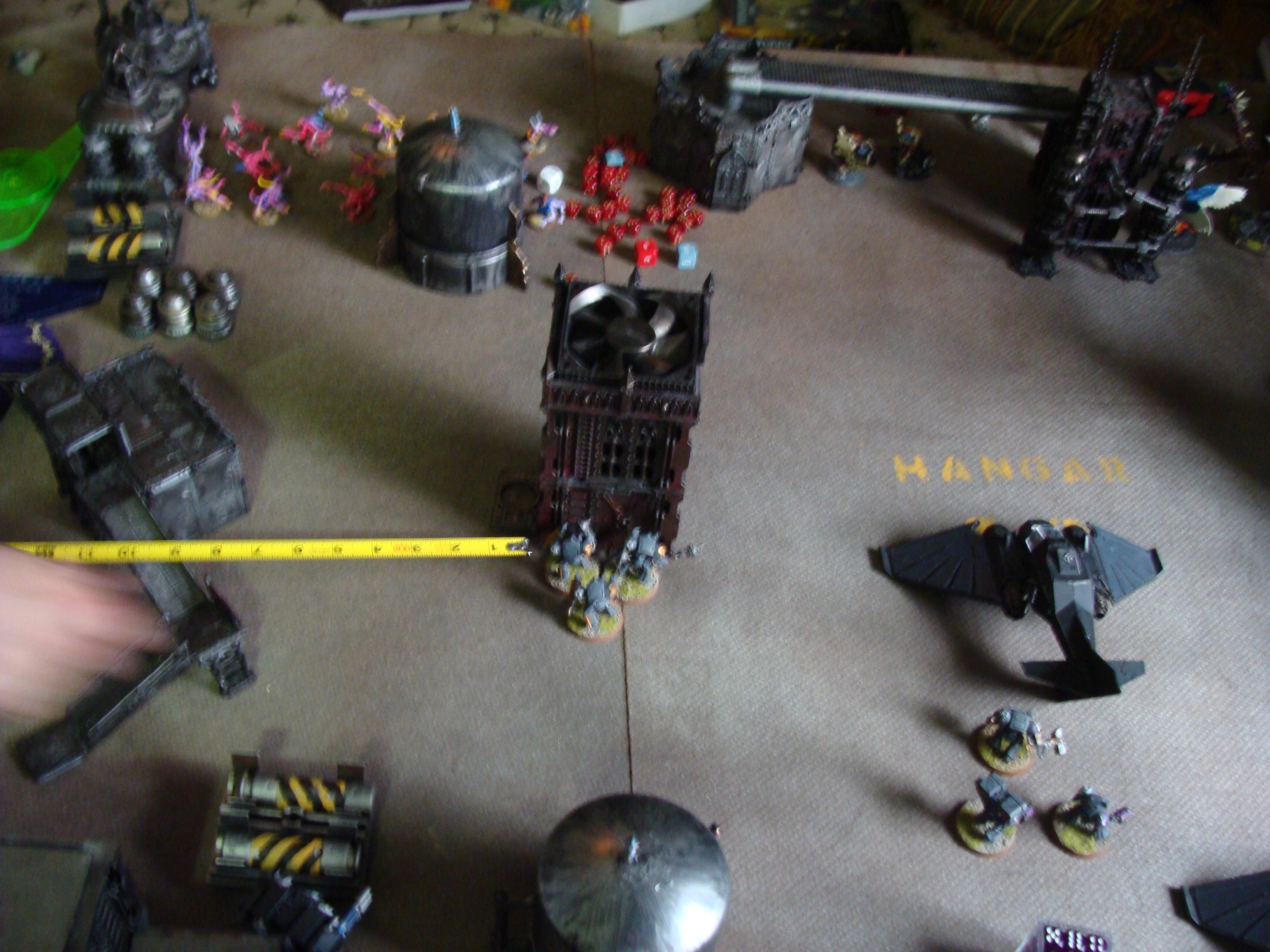 Battle, Battle Report, Chaos, Daemons, Deathwing, Nurgle, Orks, Raven Guard, Report, Space Marines, Thousand Sons, Tzeentch