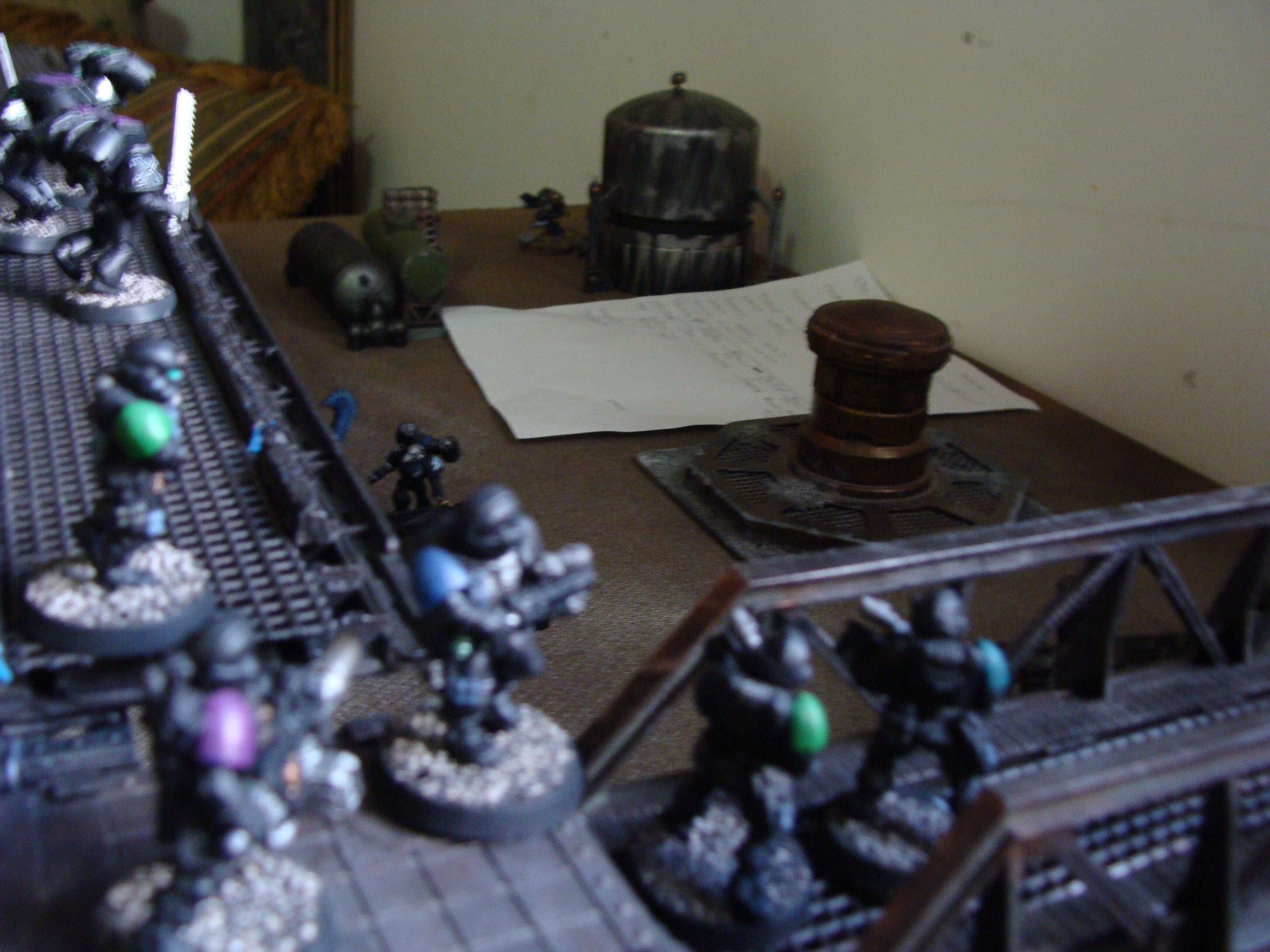 Battle, Battle Report, Chaos, Daemons, Deathwing, Nurgle, Orks, Raven Guard, Report, Space Marines, Thousand Sons, Tzeentch