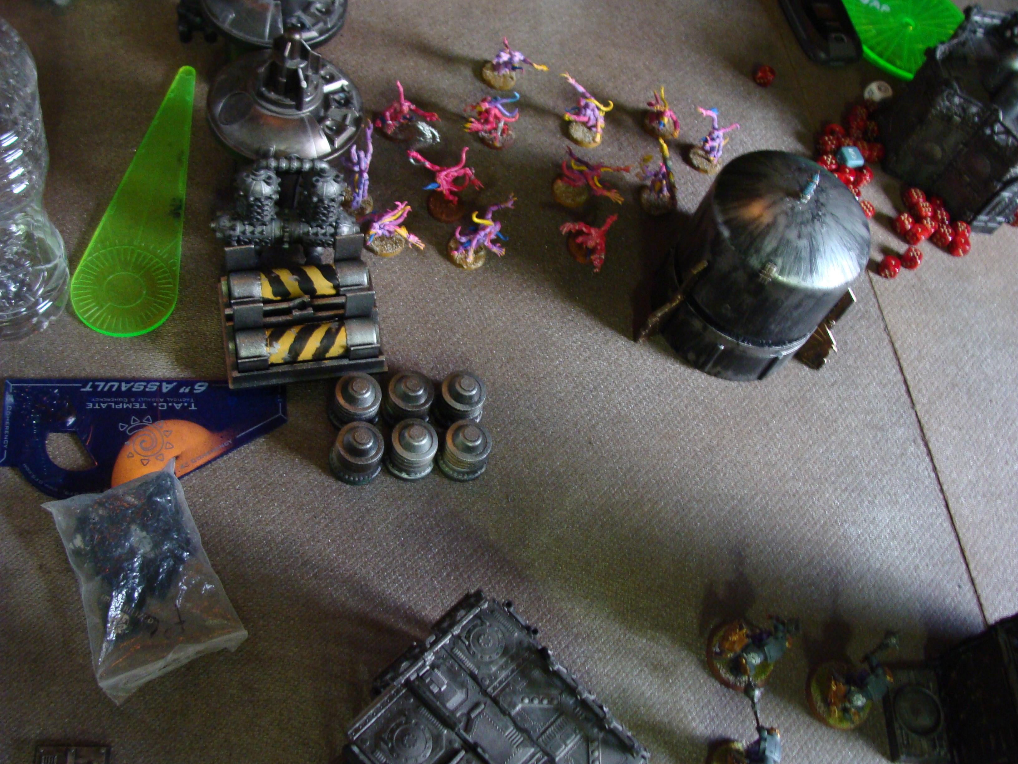 Battle, Battle Report, Chaos, Daemons, Deathwing, Nurgle, Orks, Raven Guard, Report, Space Marines, Thousand Sons, Tzeentch