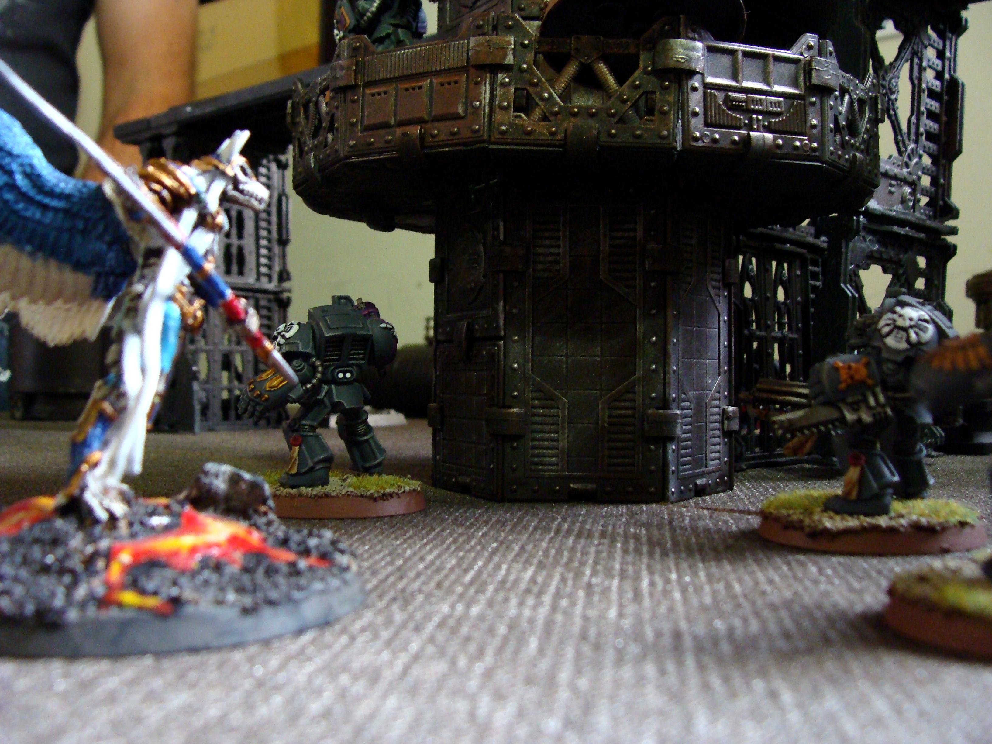 Battle, Battle Report, Chaos, Daemons, Deathwing, Nurgle, Orks, Raven Guard, Report, Space Marines, Thousand Sons, Tzeentch