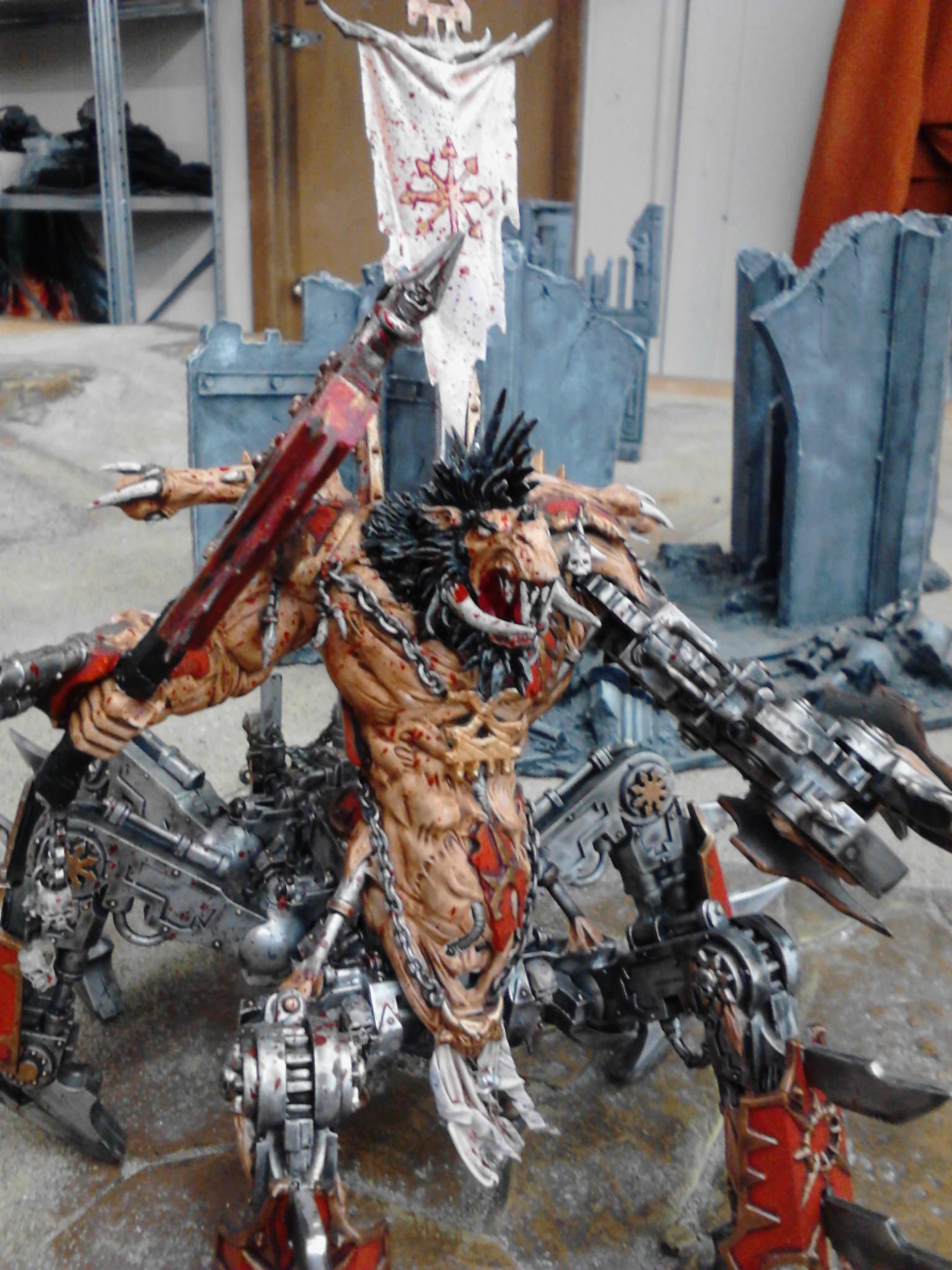 Axe, Chaos, Chaos Daemons, Conversion, Khorne, Soul Grinder