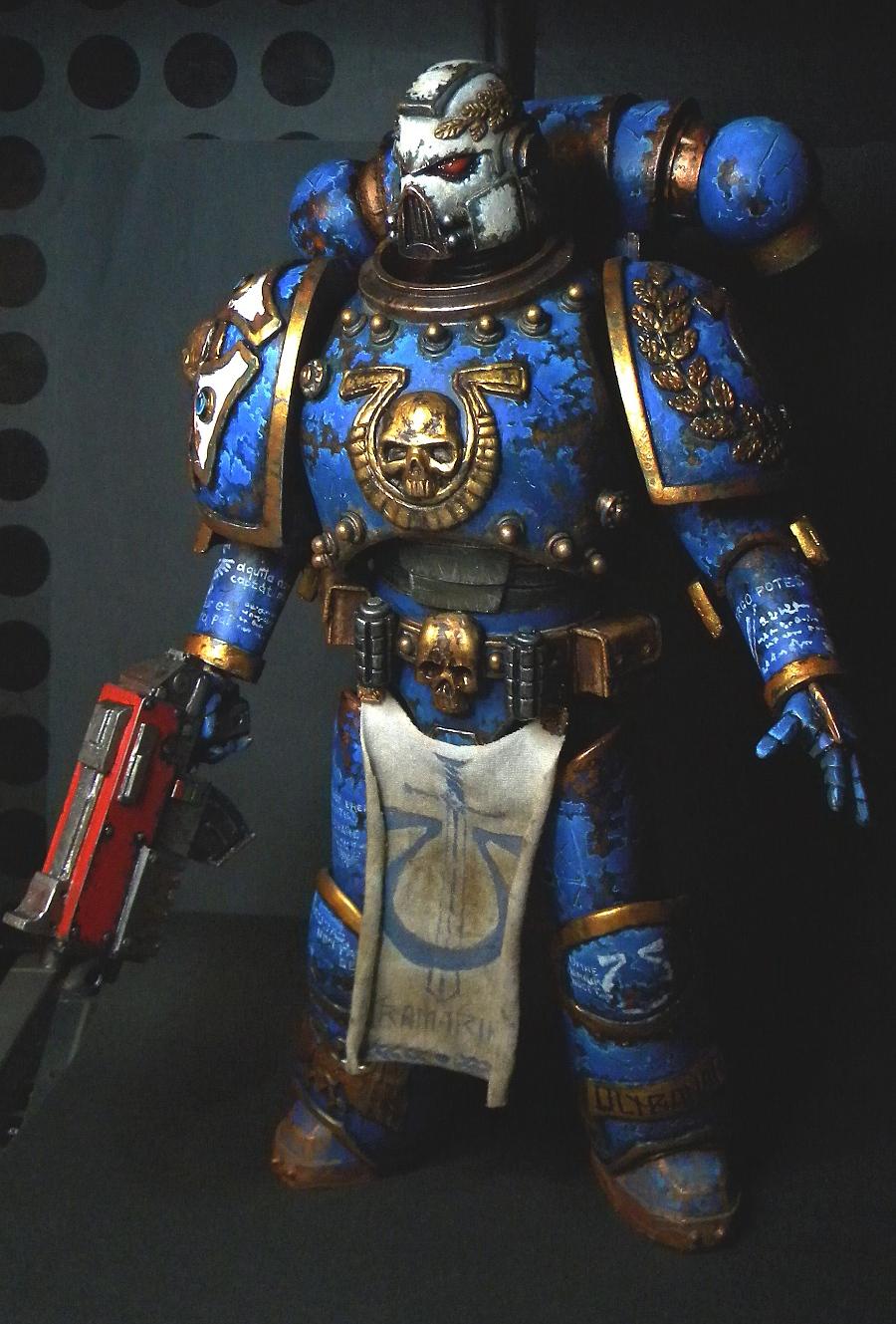 Bolter, Space Marines, True-scale, Ultramarines