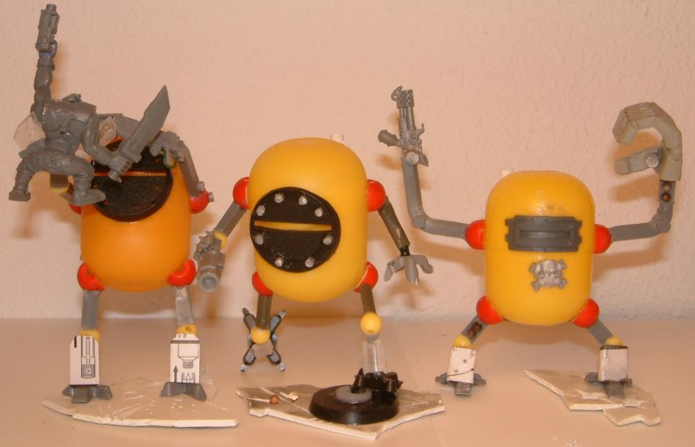 Bob, Bot, Ccdw, Conversion, Dreadnought, Fun, Humor, Imperial, Imps, Ogres, Ogryns, Plankton, Scratch, Scratch Build, Sponge, Trash