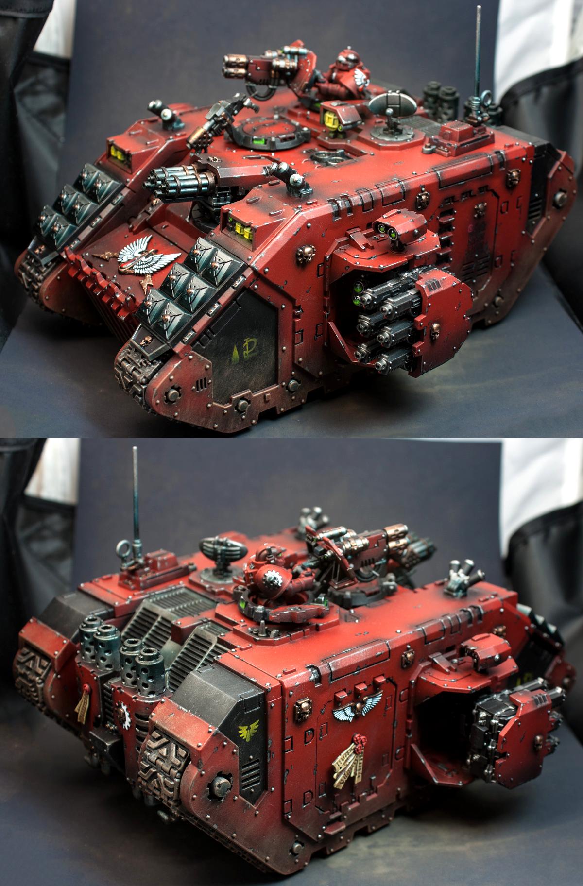 Blood Angels, Crusader, Hurricane Bolters, Land Raider, Space Marines