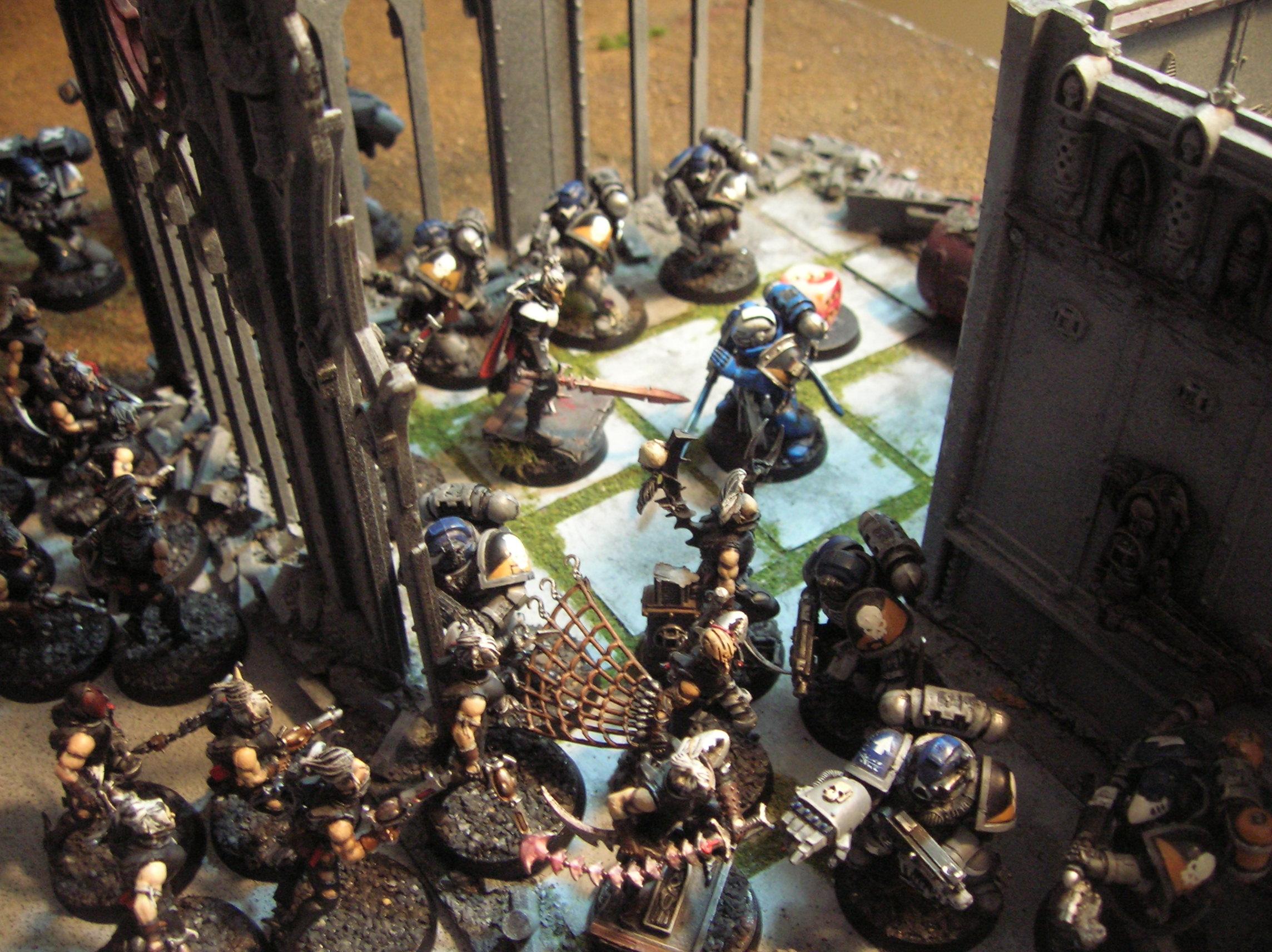 Battle, Dark Eldar, Space Marines