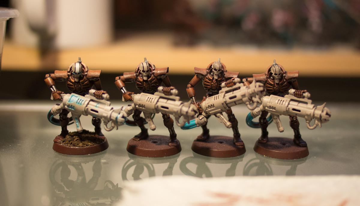 Immortals, Necrons, Tesla