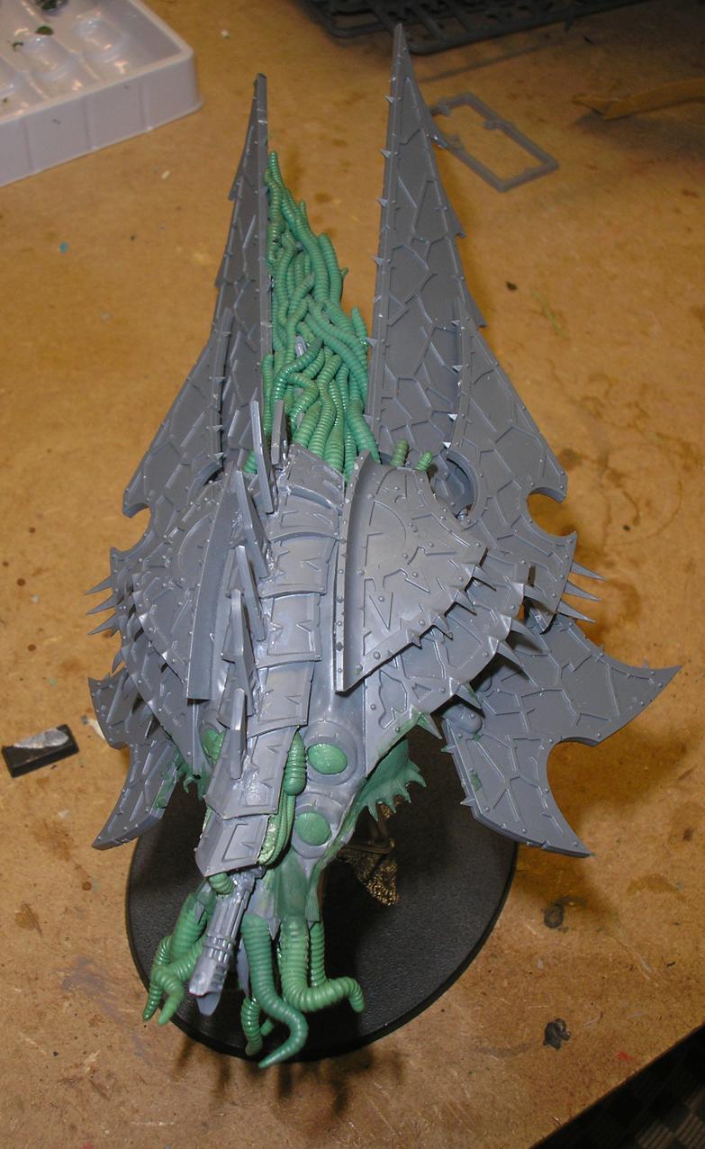 Chaos, Chaos Space Marines, Conversion, Greenstuff, Heldrake