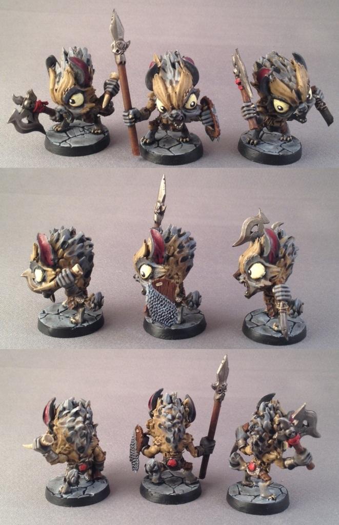 Chibi, Gnolls, Impact! Miniatures