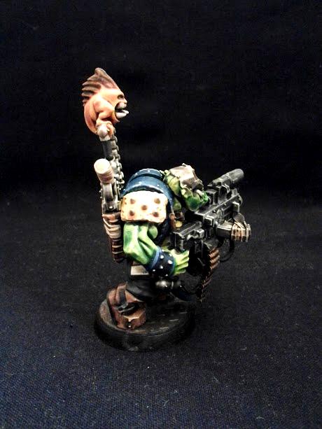 40k Warhammer, Conversion, Converting, Flash Gitz, Green, Orcs, Orks, Yellow Moon