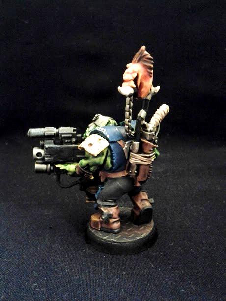 40k Warhammer, Conversion, Converting, Flash Gitz, Green, Orcs, Orks, Yellow Moon