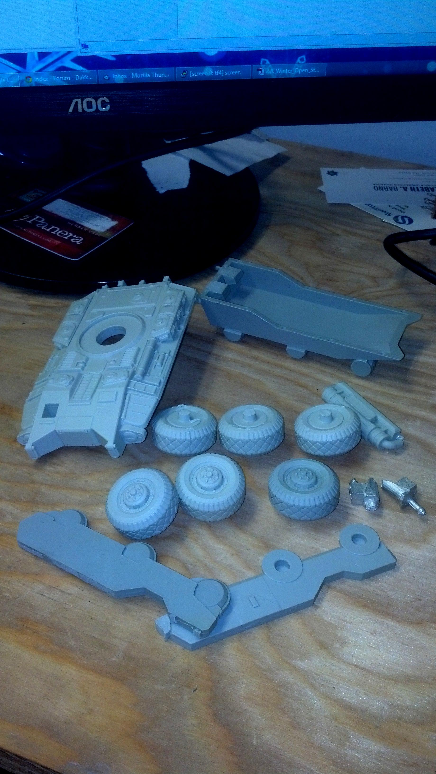 6x6, Apc, Armored Car, Secret Weapon Miniatures, Work In Progress