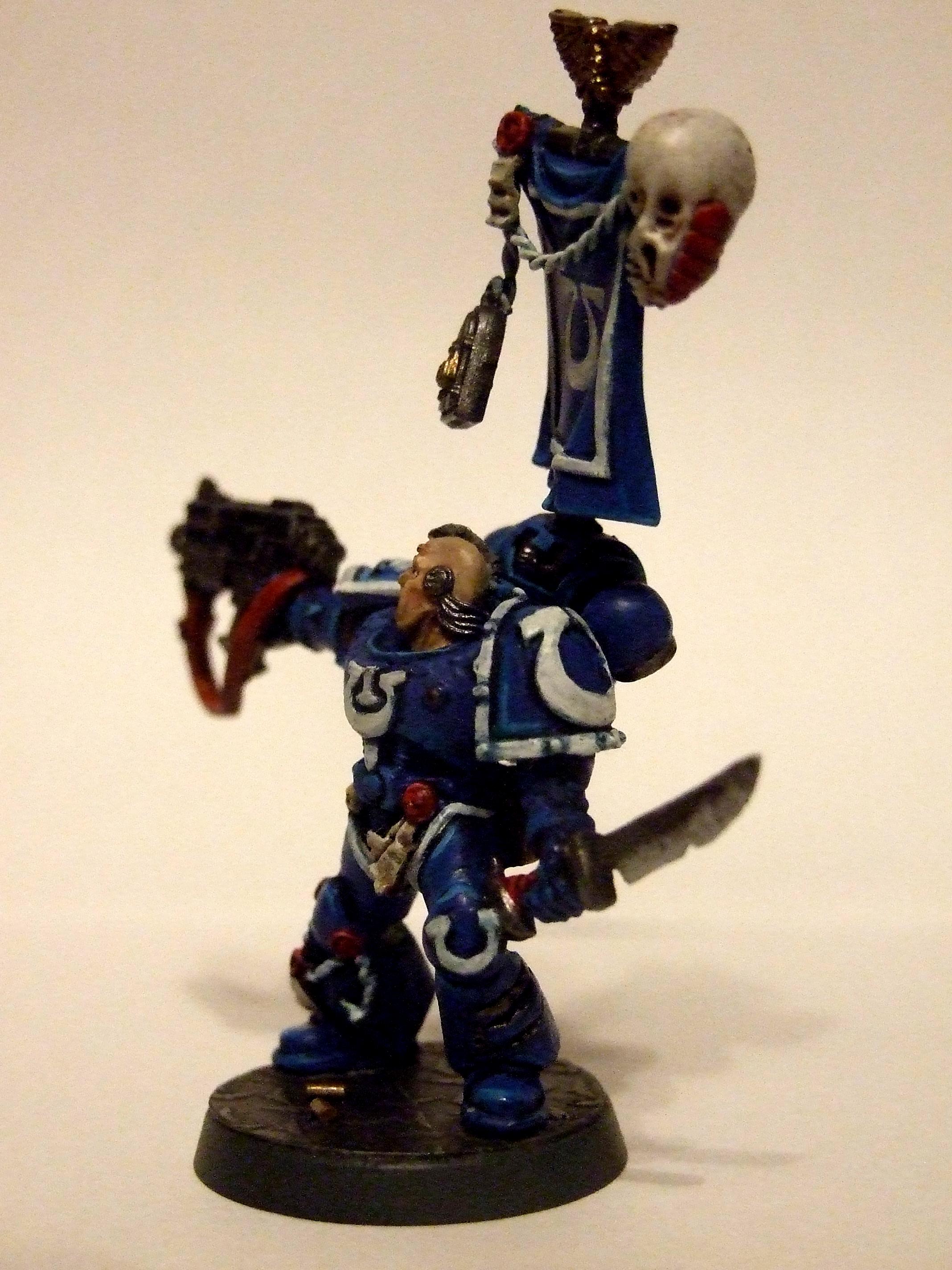 Banner, Battle Brother, Battle Damage, Bolter, Imperial, Seargent, Skull, Space Marines, Tyrannic War, Ultramarines, Veteran, Warhammer 40,000