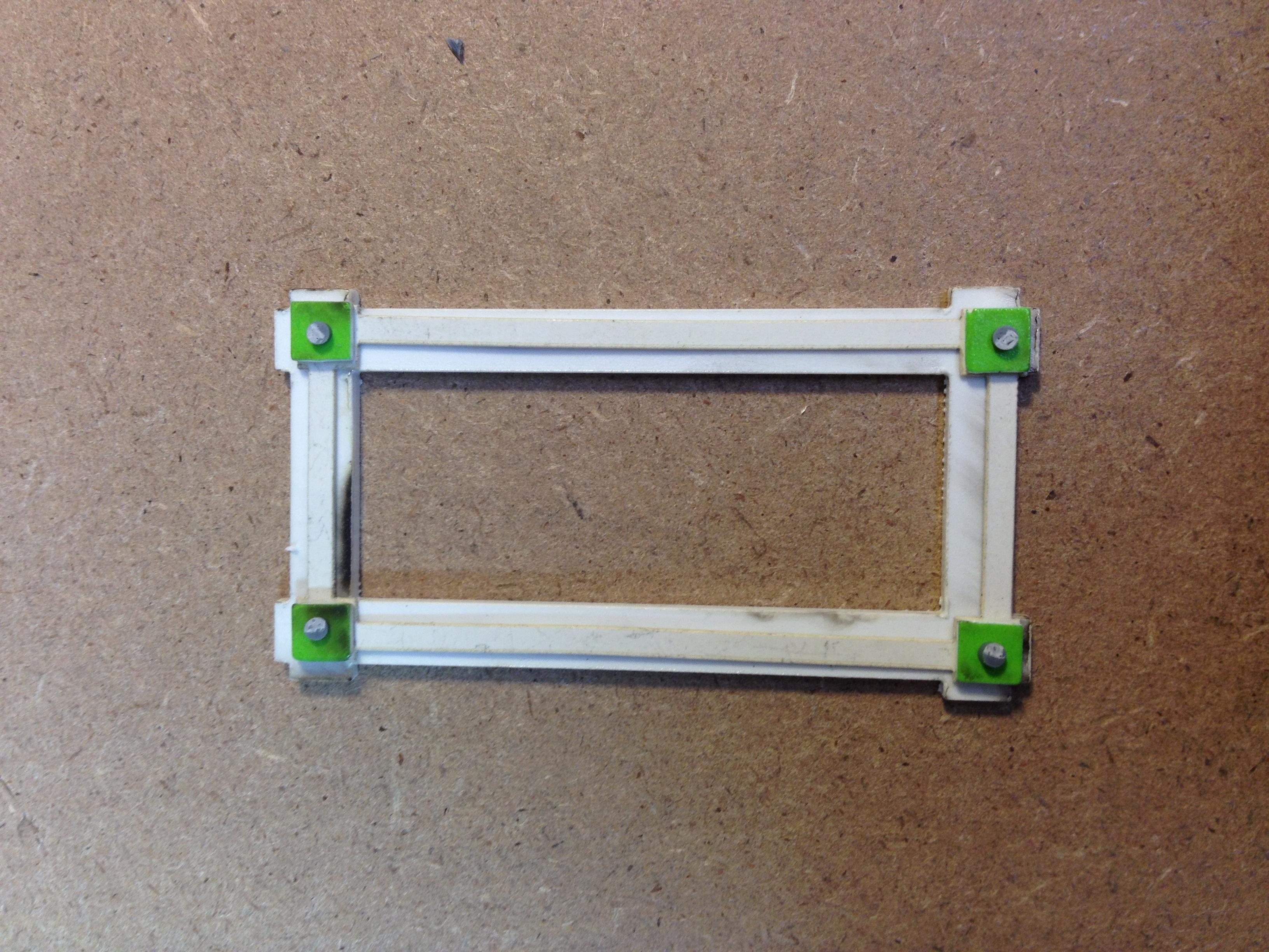 Window glued up and ready to prime
