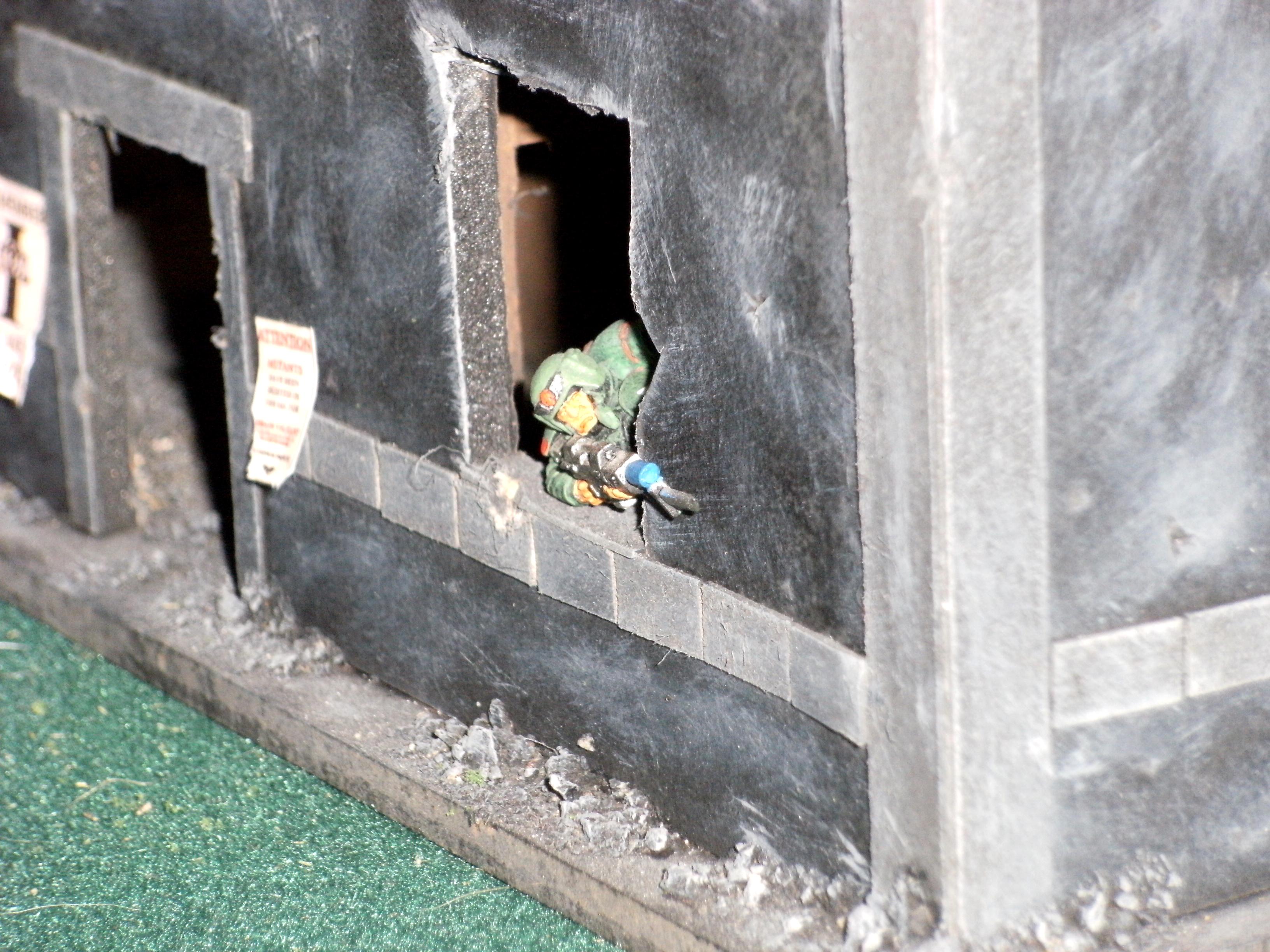 I.G. firing through window