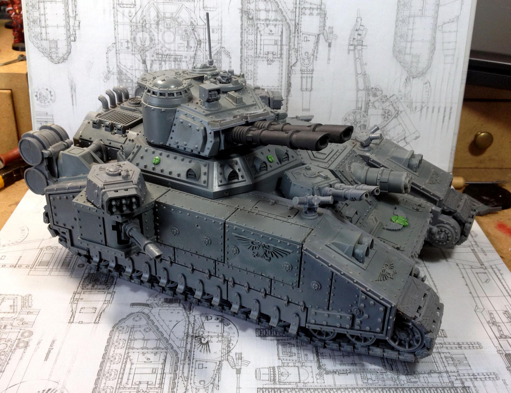 Artillery, Baneblade, Conversion, Gothic, Lascannon, Pre Heresy, Thousand Sons, Veteran