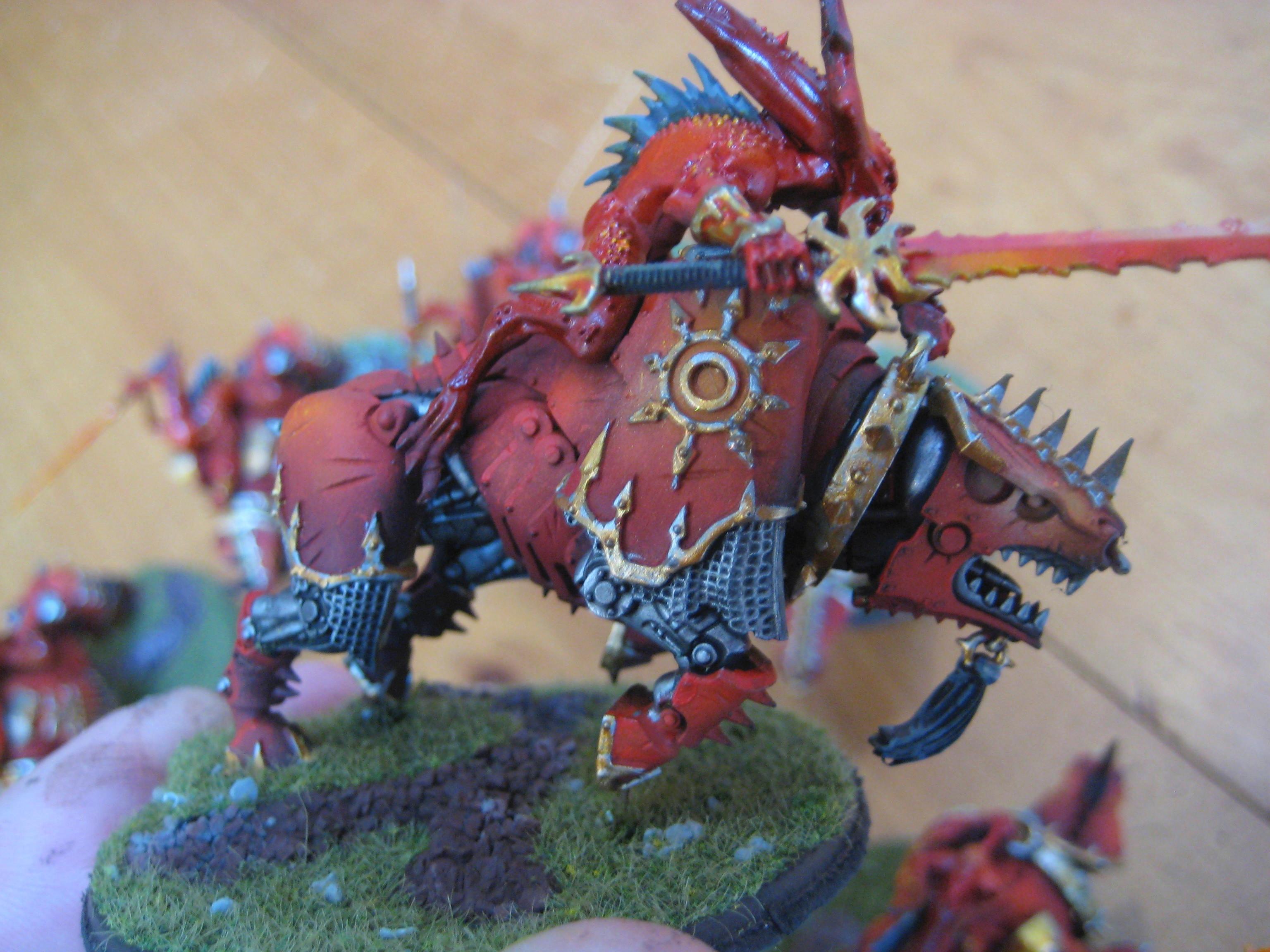 Bloodletters, Chaos, Juggernaut, Khorne, Warhammer 40,000