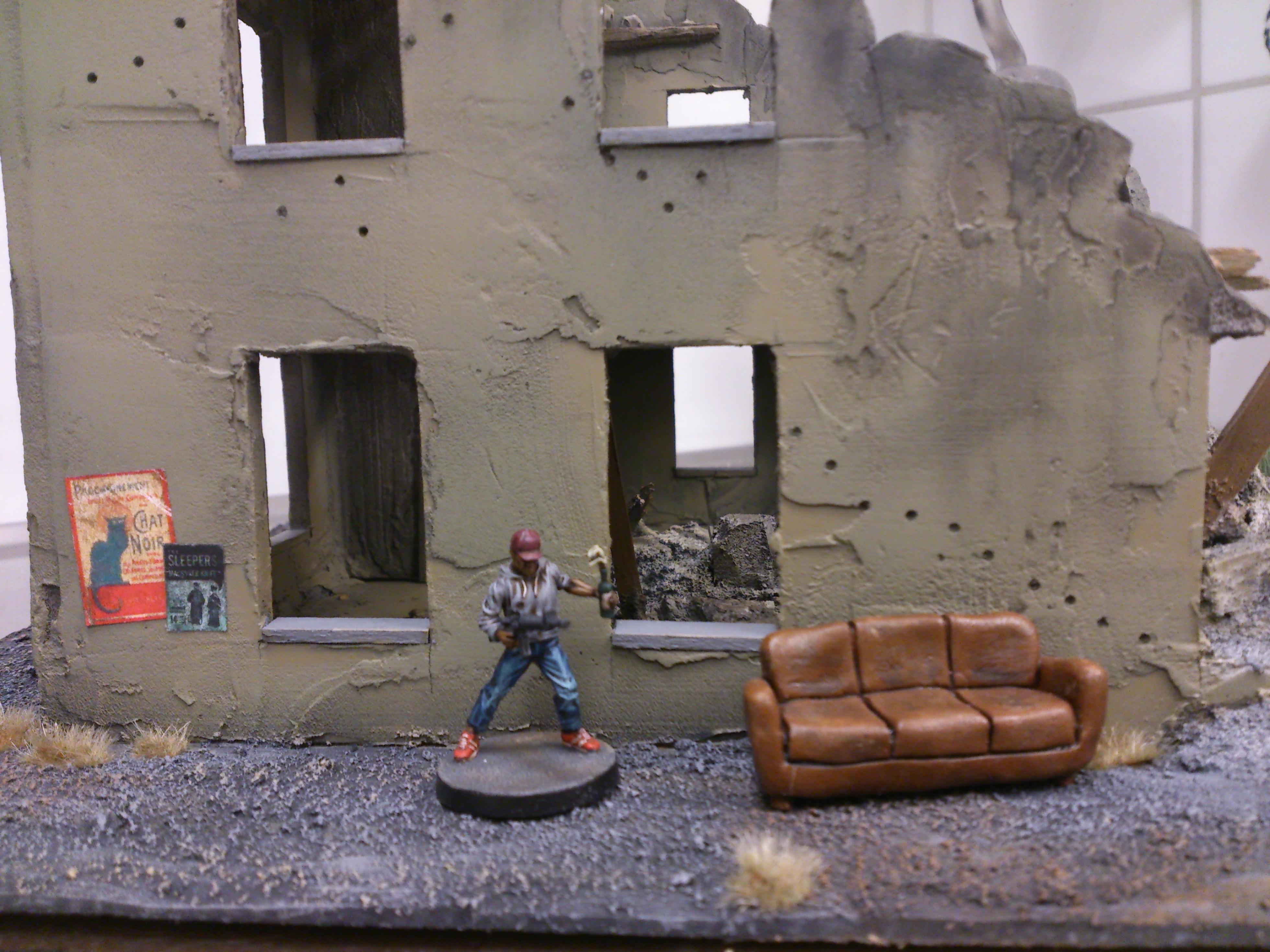 Couch, Ruin, Terrain