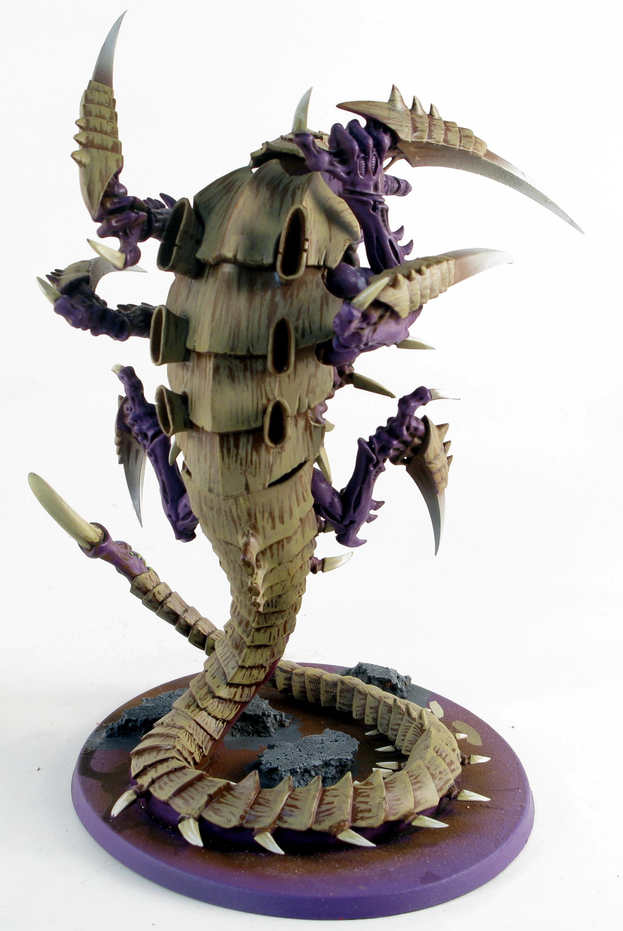 Airbrush, Bone, Purple, Trygon, Tyranids, Work In Progress