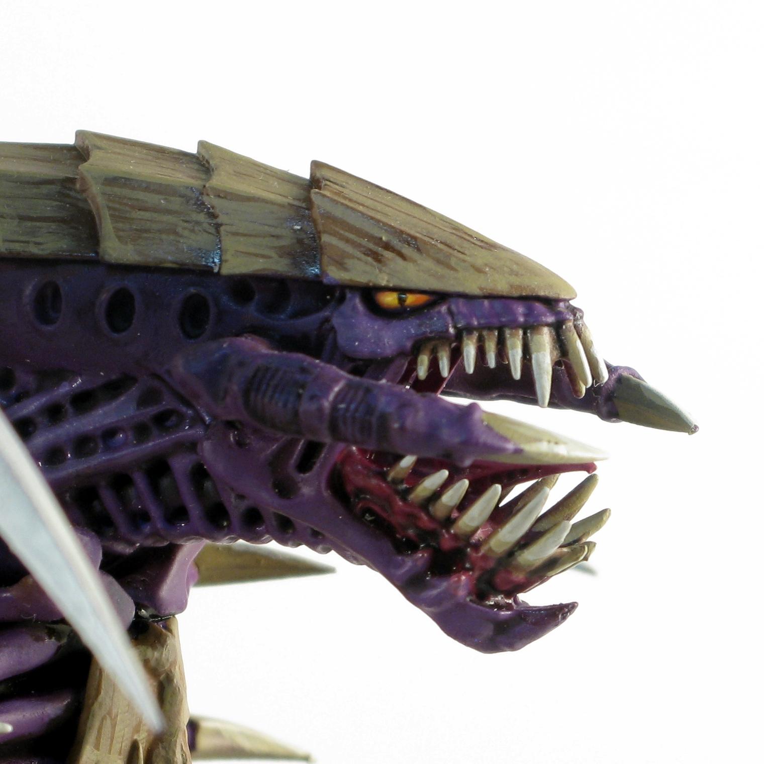 Airbrush, Bone, Purple, Trygon, Tyranids, Work In Progress