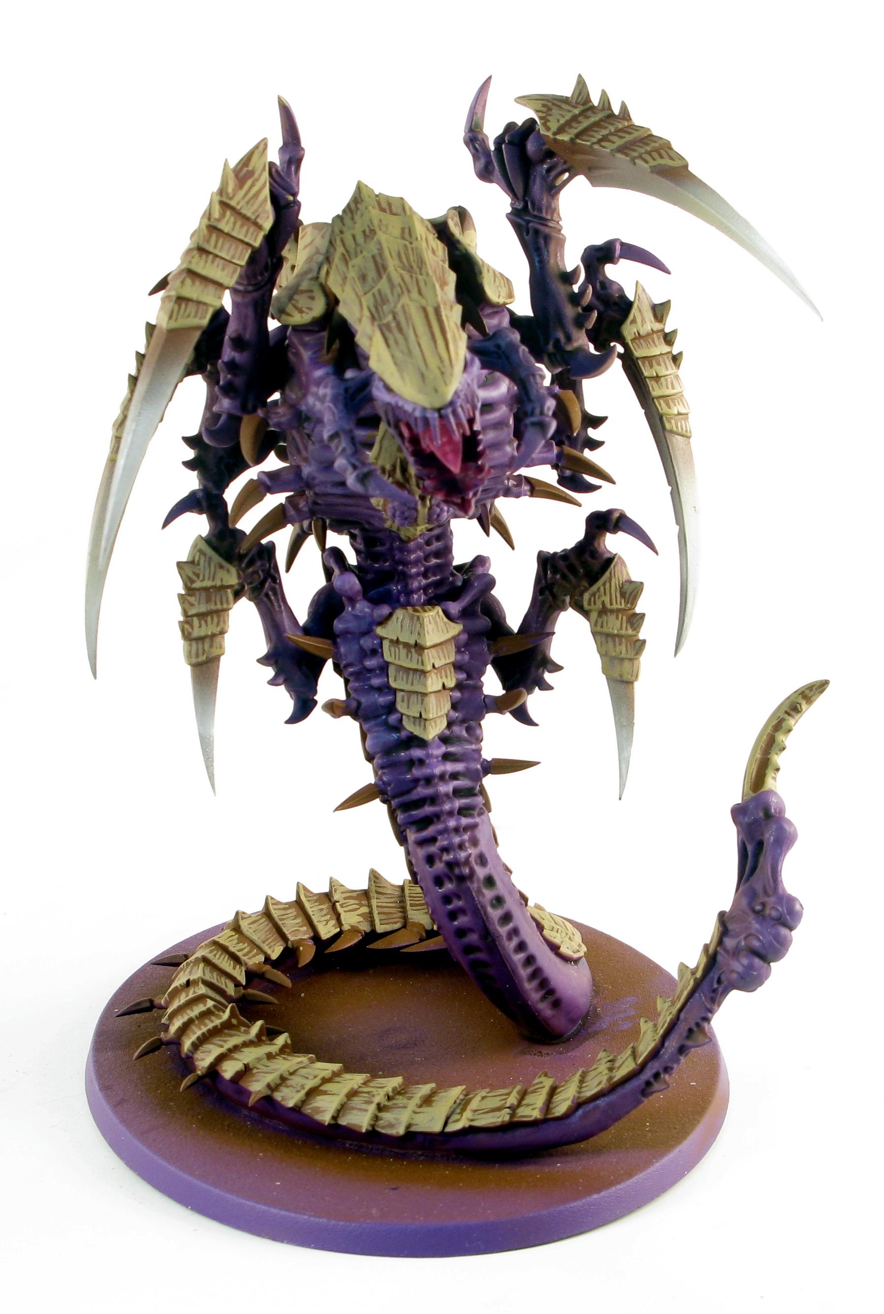 Airbrush, Bone, Purple, Trygon, Tyranids, Work In Progress