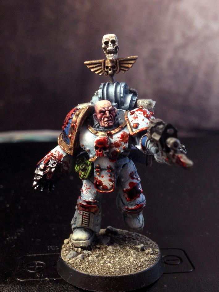 Chaos, Chaos Space Marines, Conversion, Khorne, Kitbash, Warhammer 40,000, World Eaters