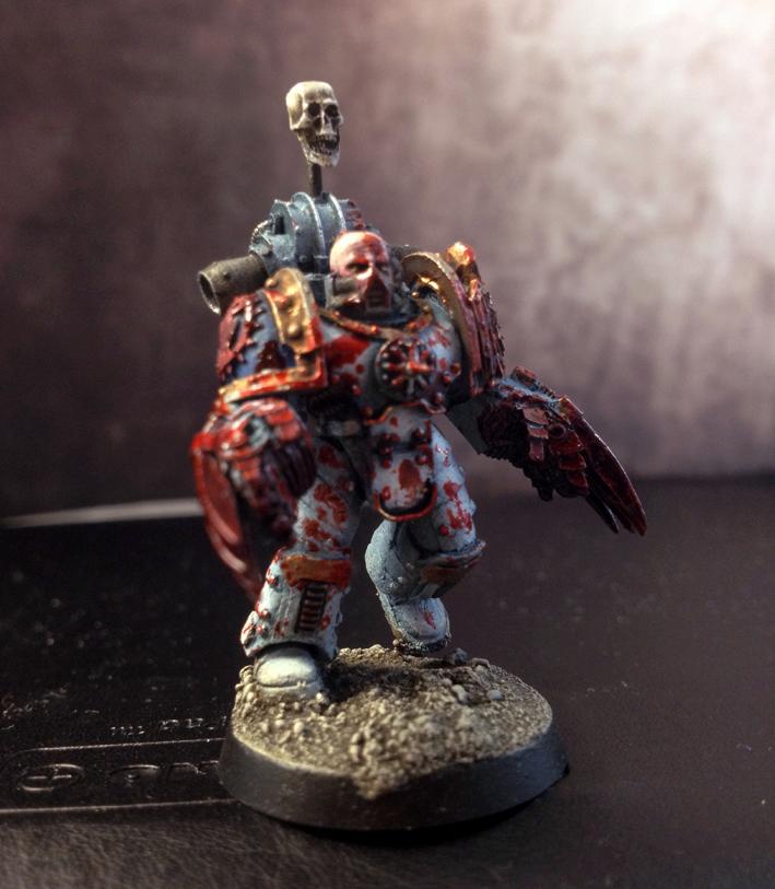Chaos, Chaos Space Marines, Conversion, Khorne, Kitbash, Warhammer 40,000, World Eaters