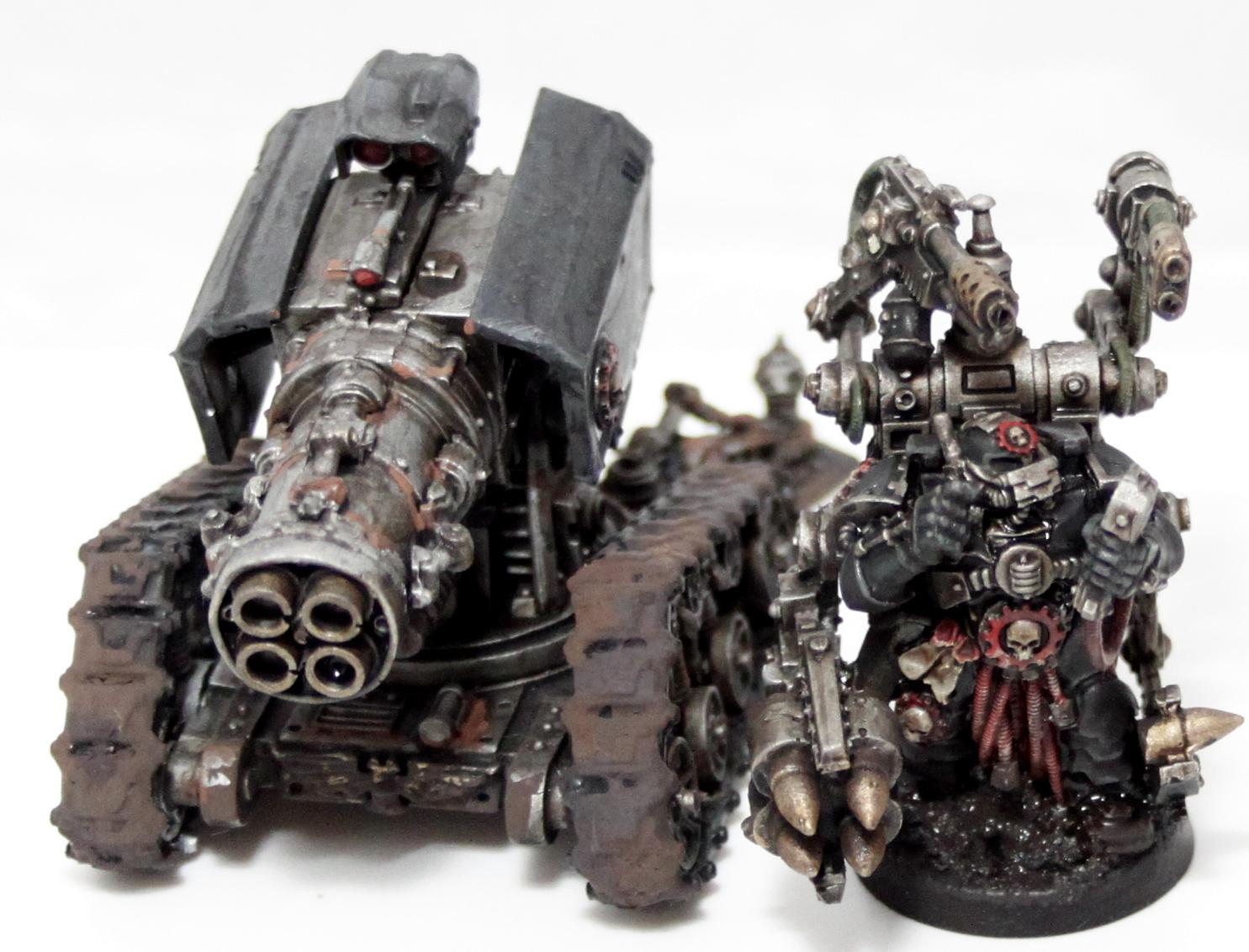 Cannon, Fire, Space Marines, Techmarine, Thunder