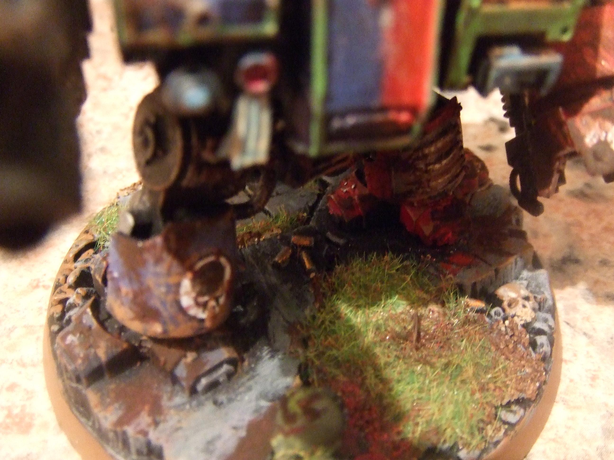 Dreadnought, Heavy Flamer, Lascannon, Power Fist, Space Marines