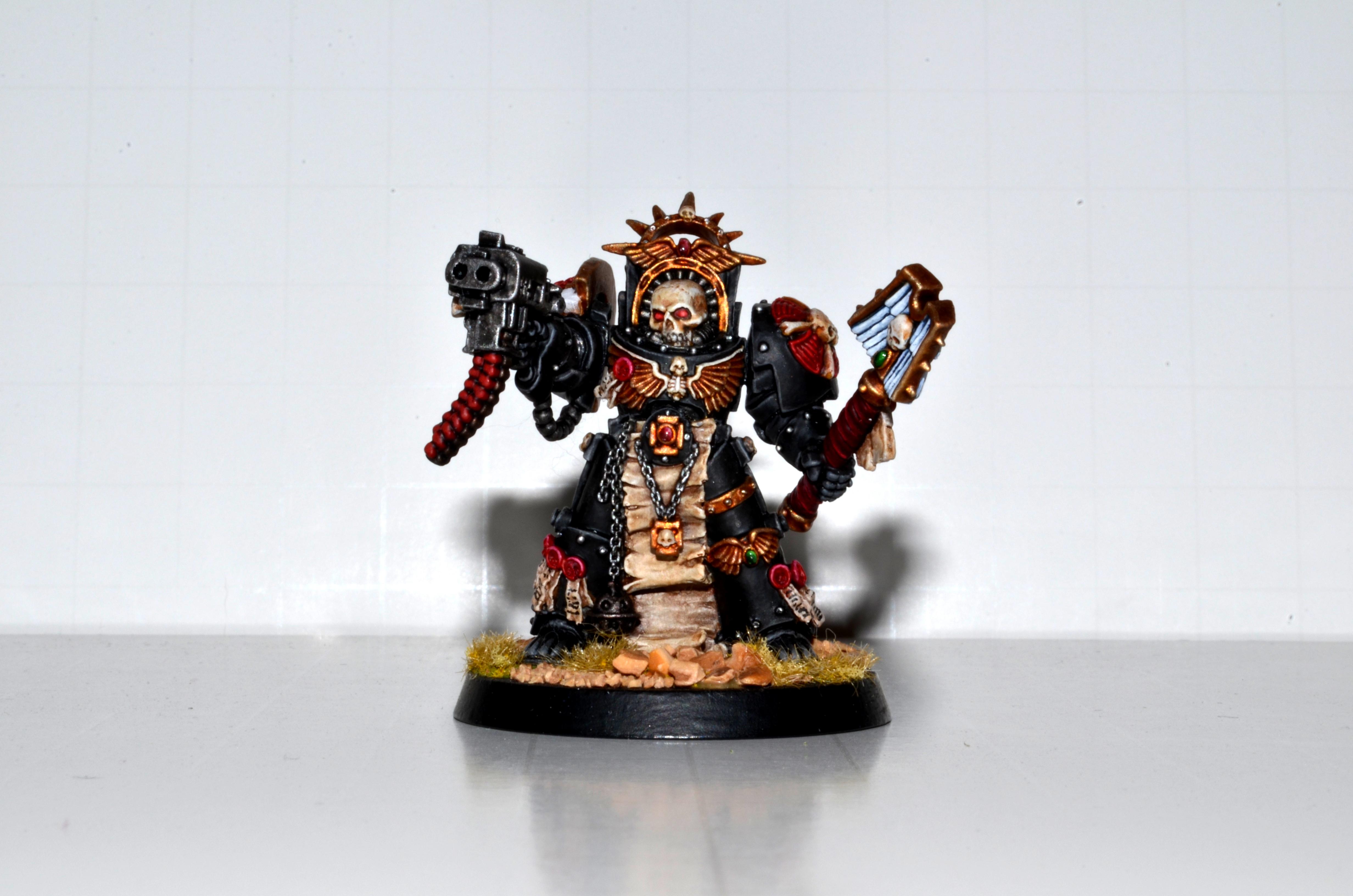 Black Templars, Chaplin, Mog, Space Marines, Warhammer 40,000