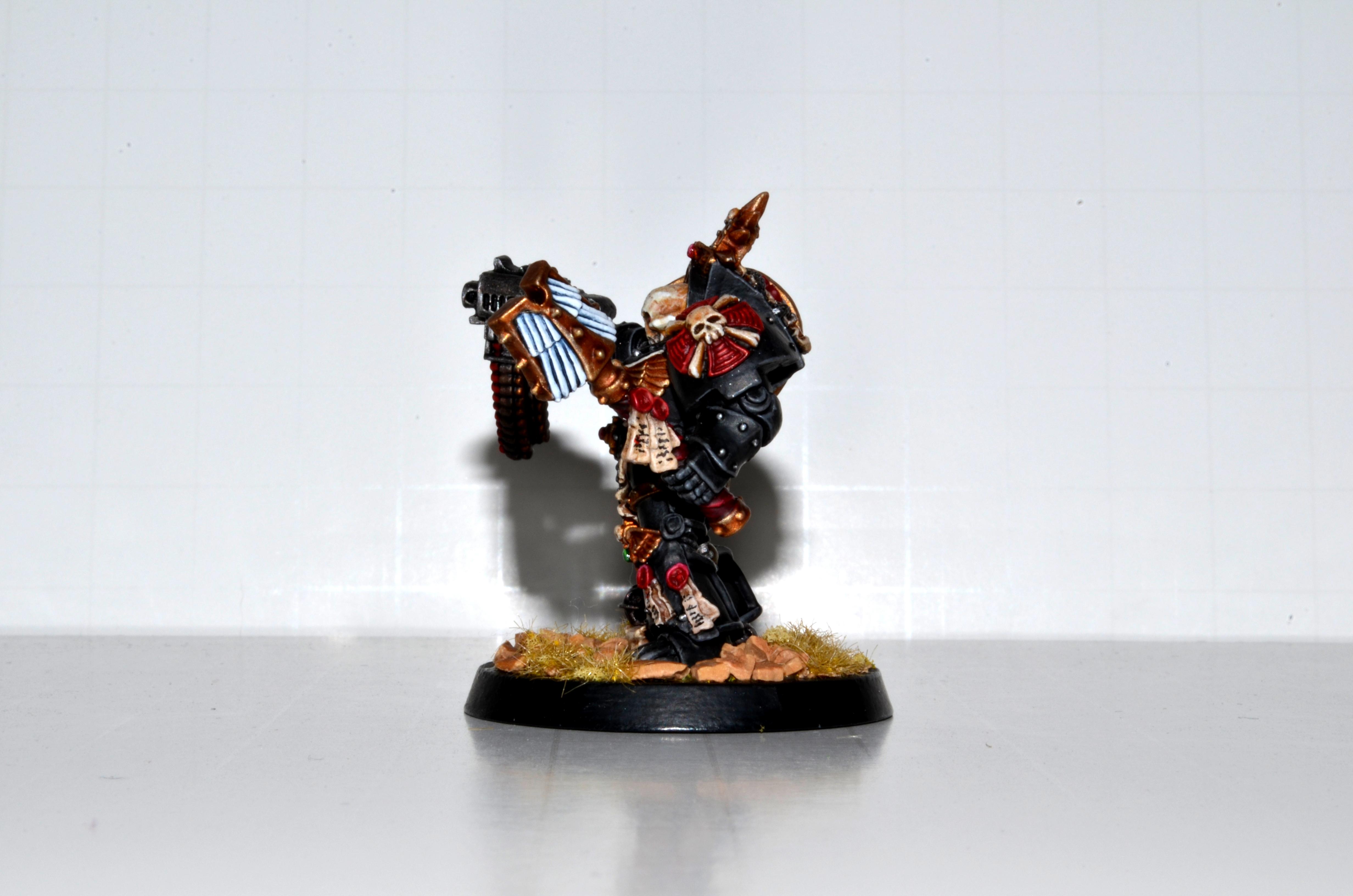 Black Templars, Chaplin, Mog, Space Marines, Warhammer 40,000
