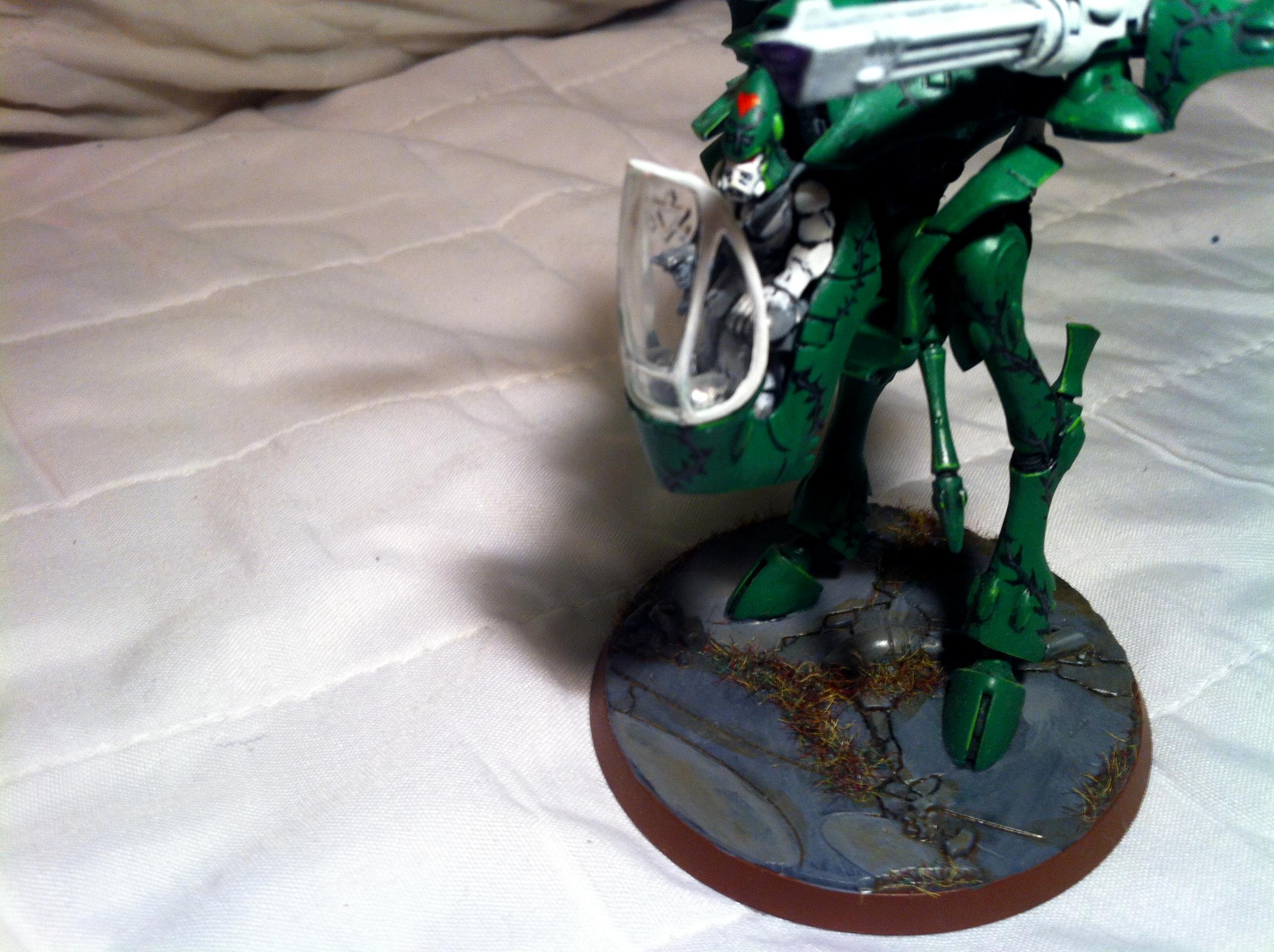 Aeldari, Biel Tan, Eldar, Green, Tank, Vines, Walker, War Walker