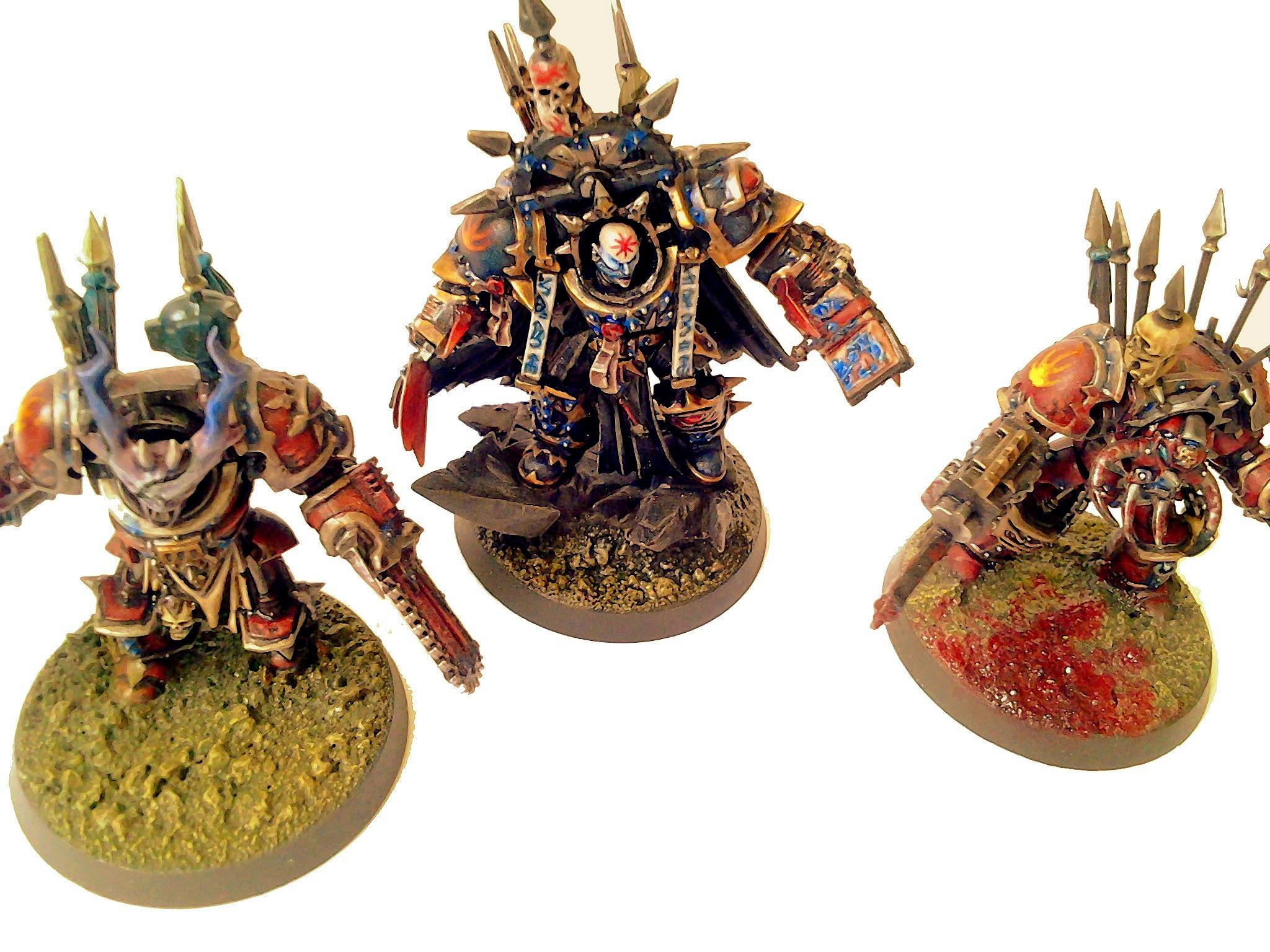 Chaos, Daemons, Dreadnought, Sorcerer, Space Marines, Spawn, Terminator Armor, Wordbearers