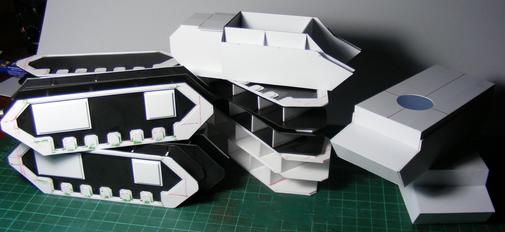 Plasticard, Tank, Work In Progress