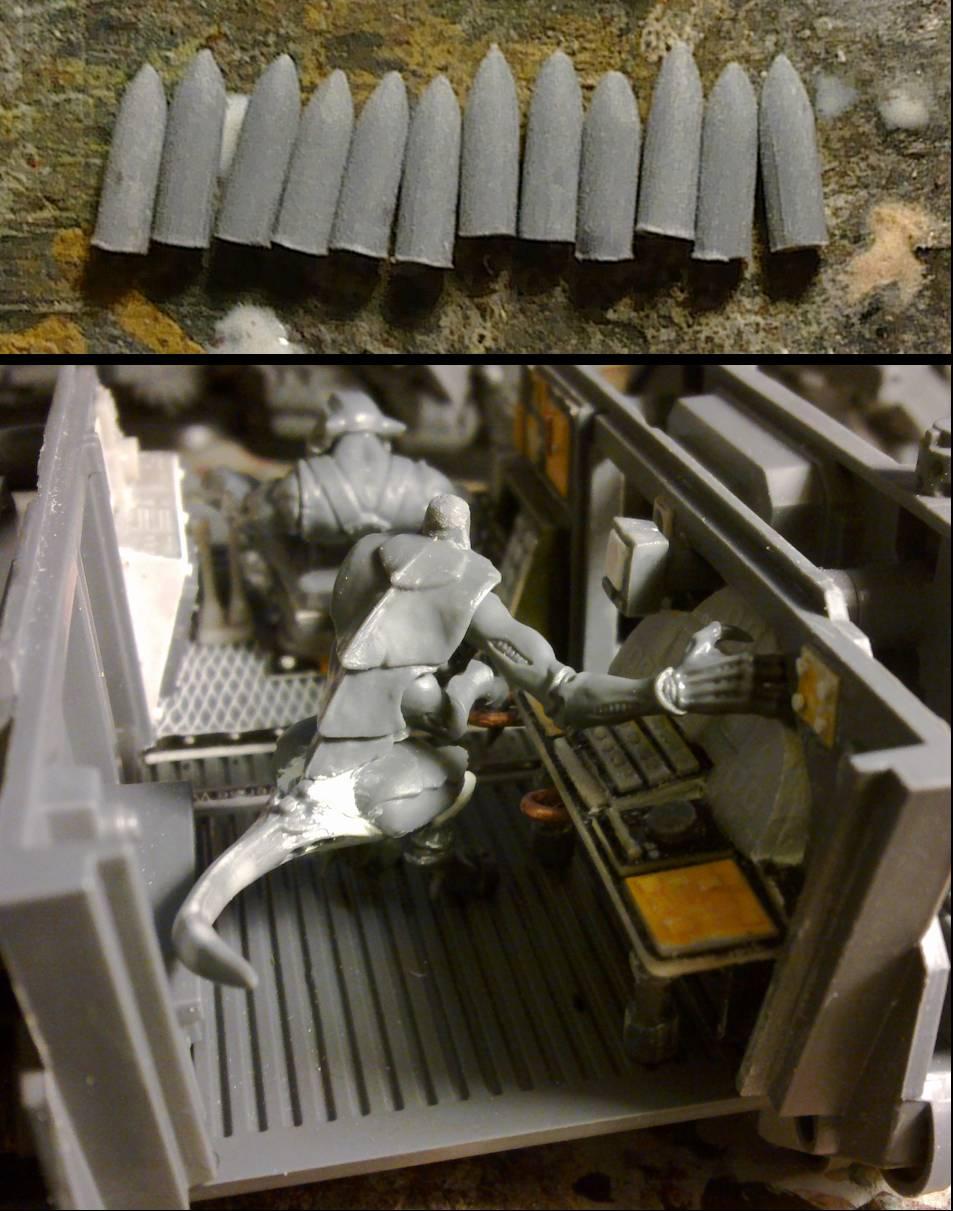 Shells to be and gunner pose option