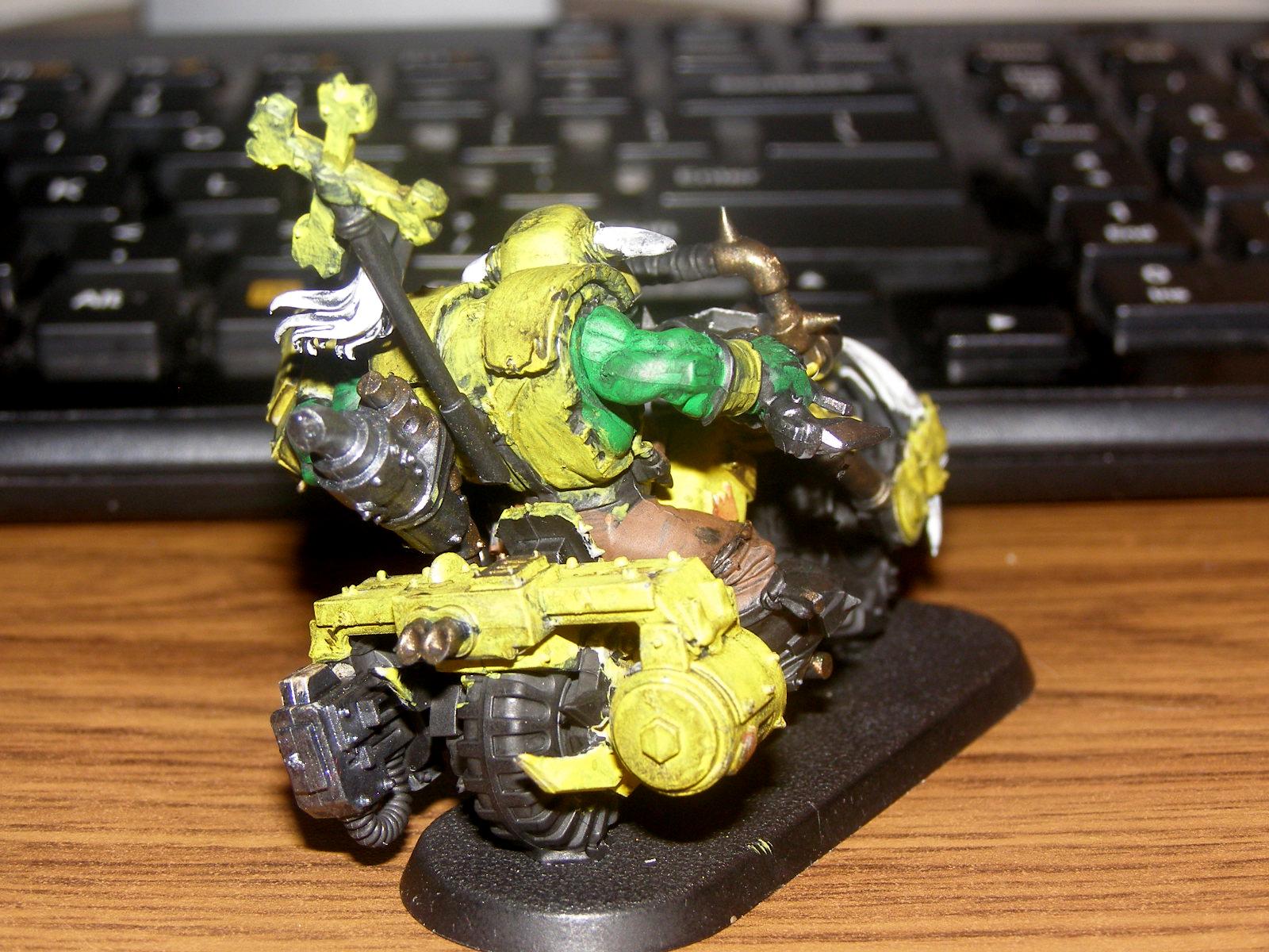 Bad Moons, Nob, Orks, Warbiker, Warhammer 40,000