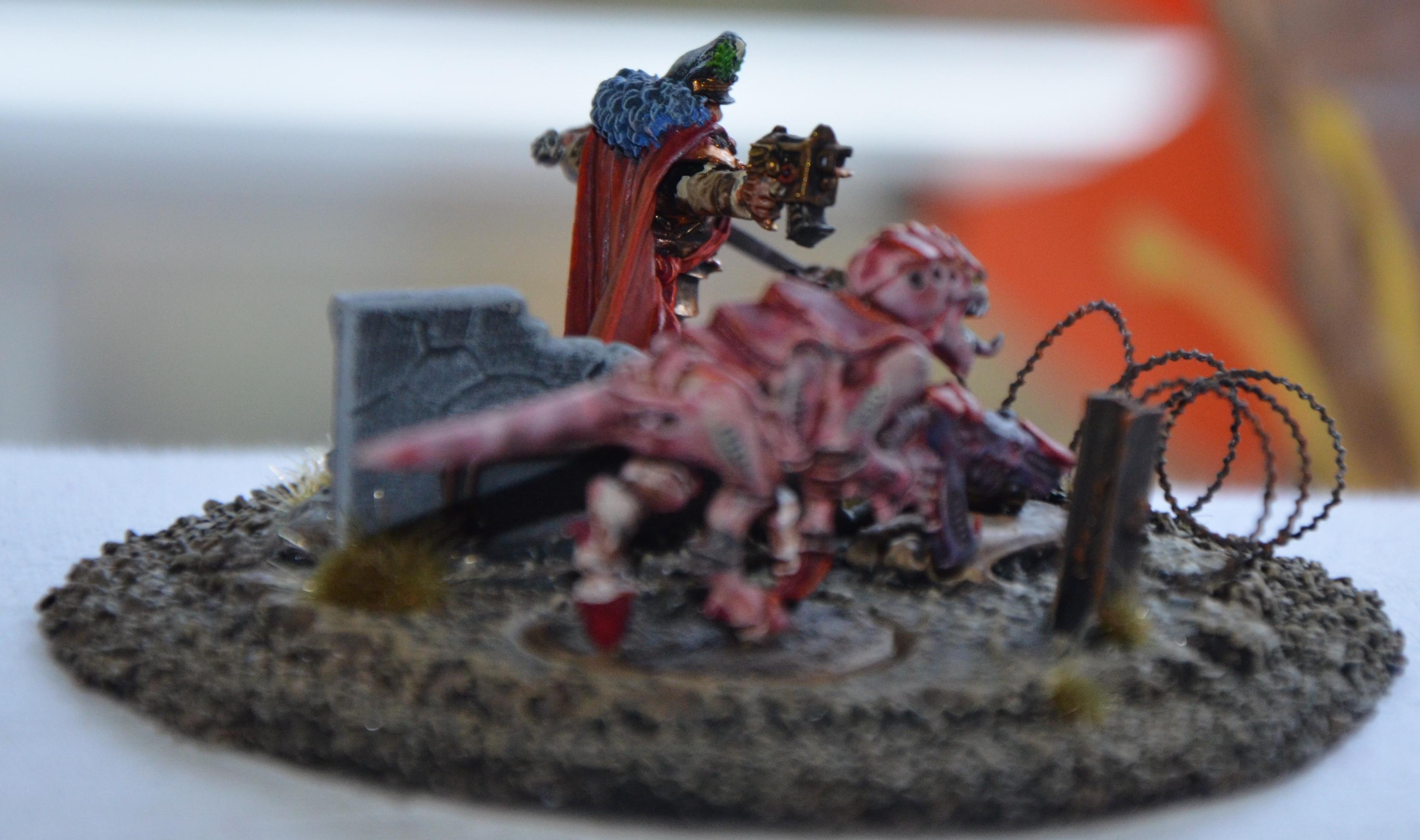 Commissair, Diorama, Fight, Imperial Guard