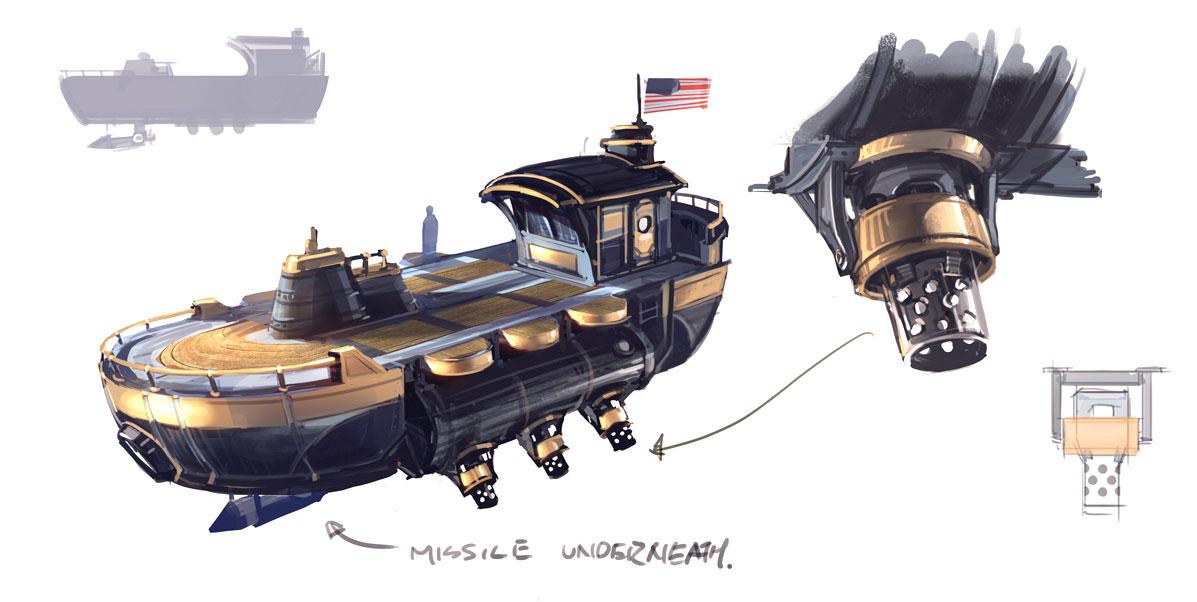 This is the gunship from bioshock infinte 